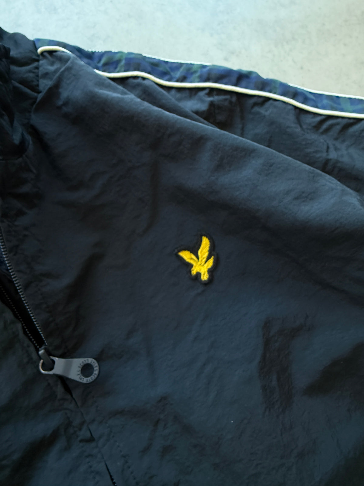 Lyle & Scott muška plava šuškava dukserica (M)