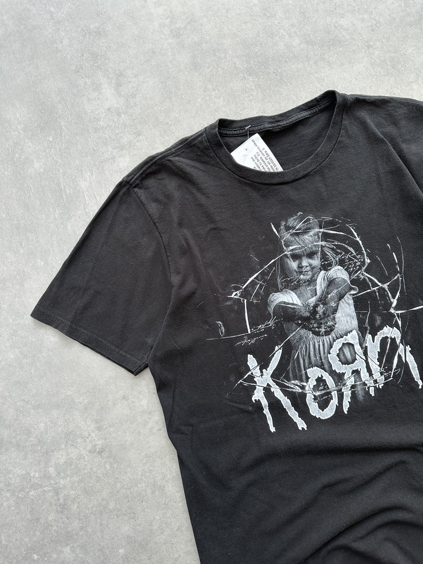 Korn muška crna bend majica (M)