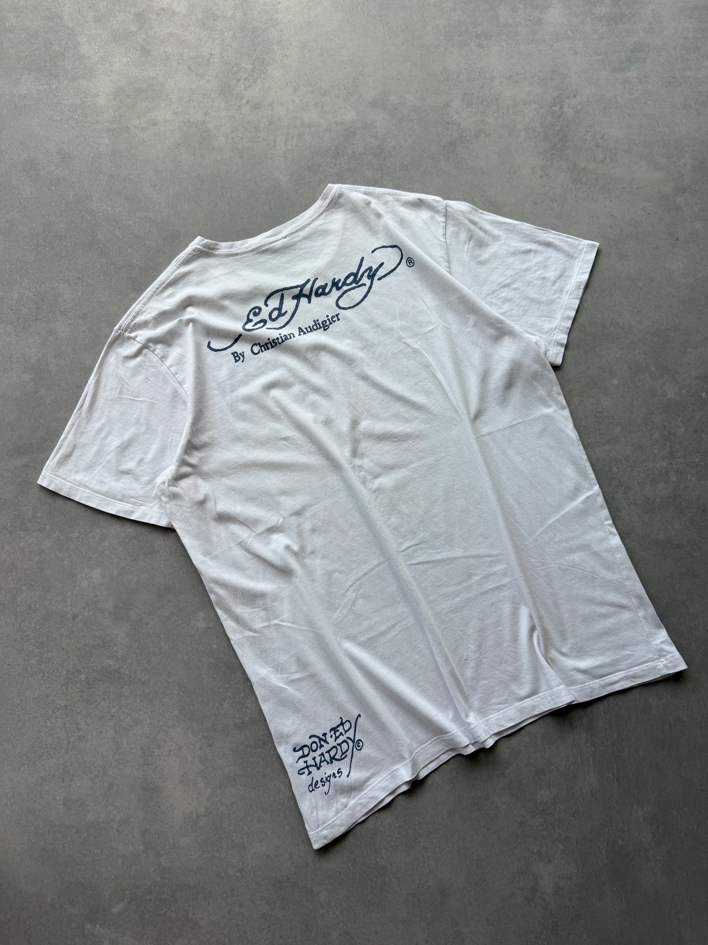 Ed Hardy Y2K muška oversized majica (XL)