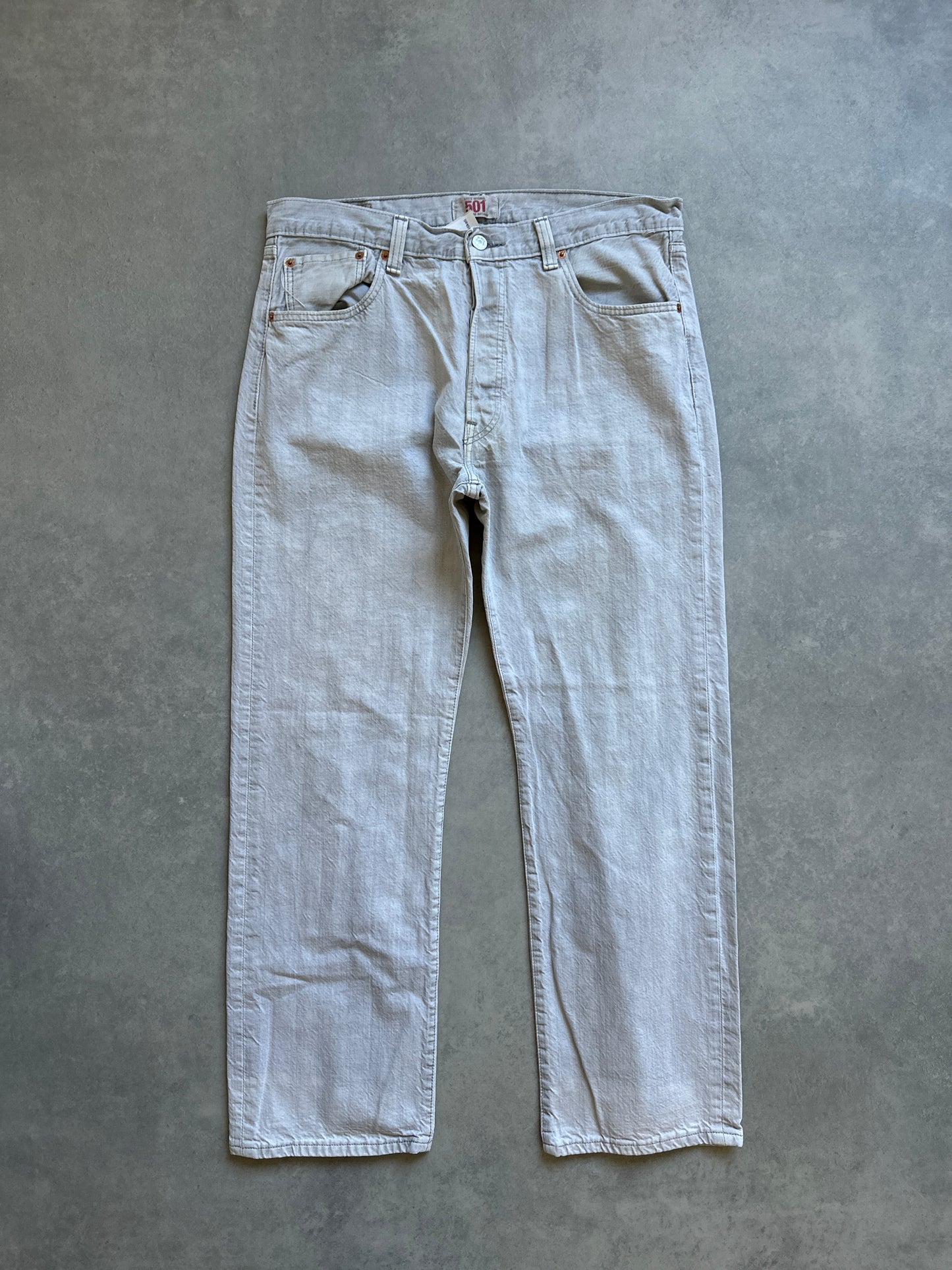 Levis 501 muške sive farmerke (36x30)