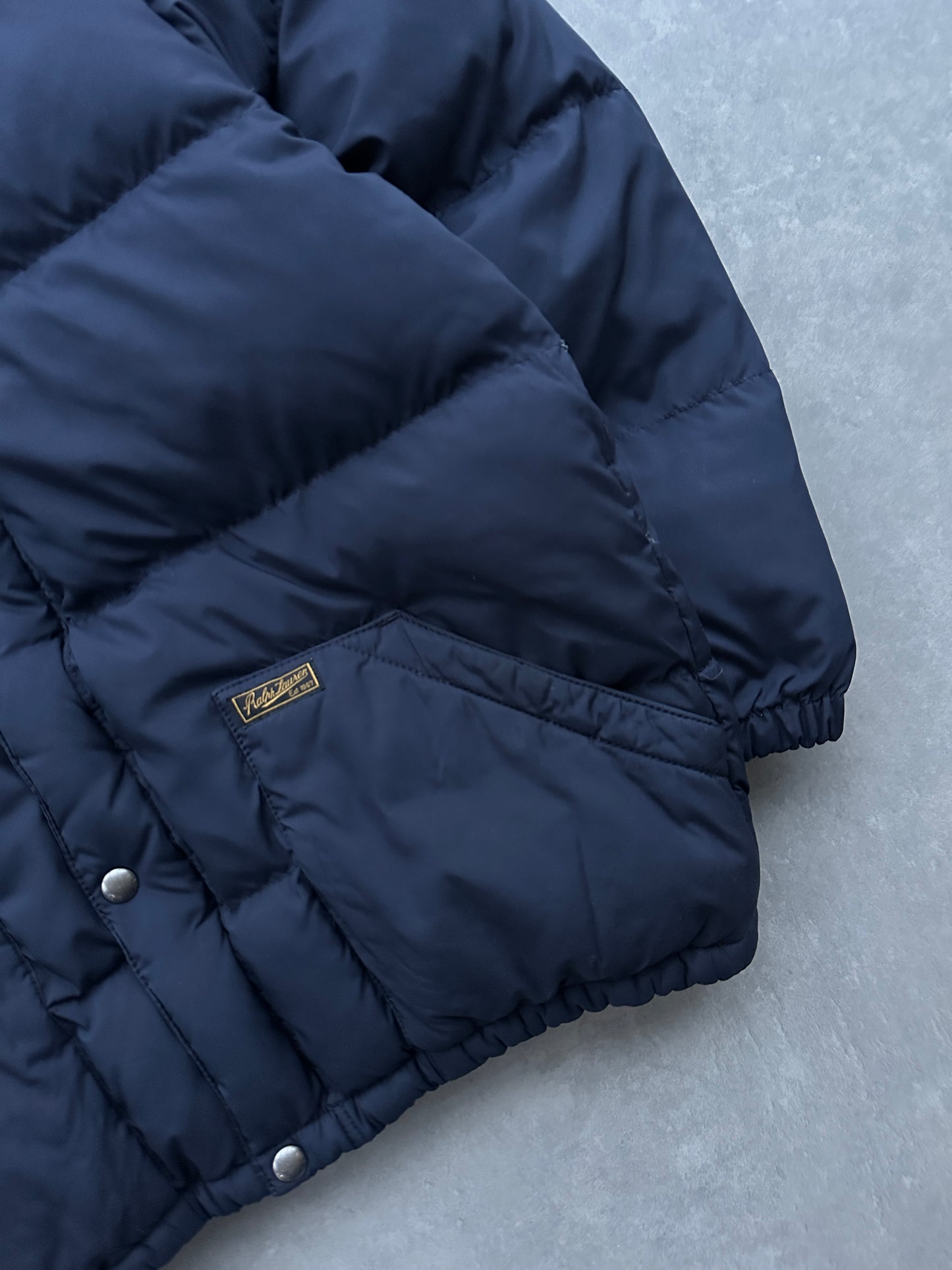 Polo by Ralph Lauren muška plava puffer jakna (S)