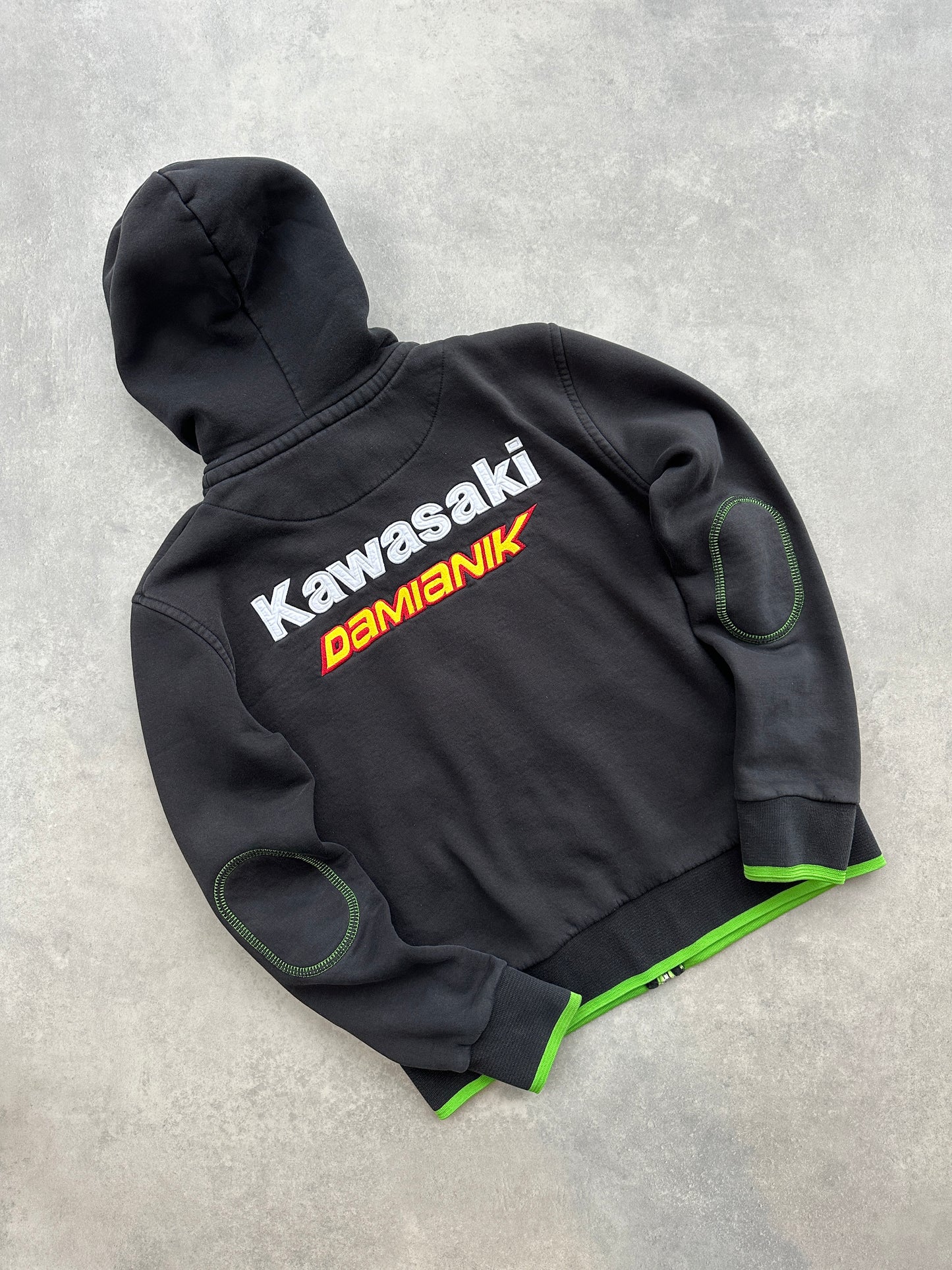 Kawasaki racing muška zip up dukserica (M)