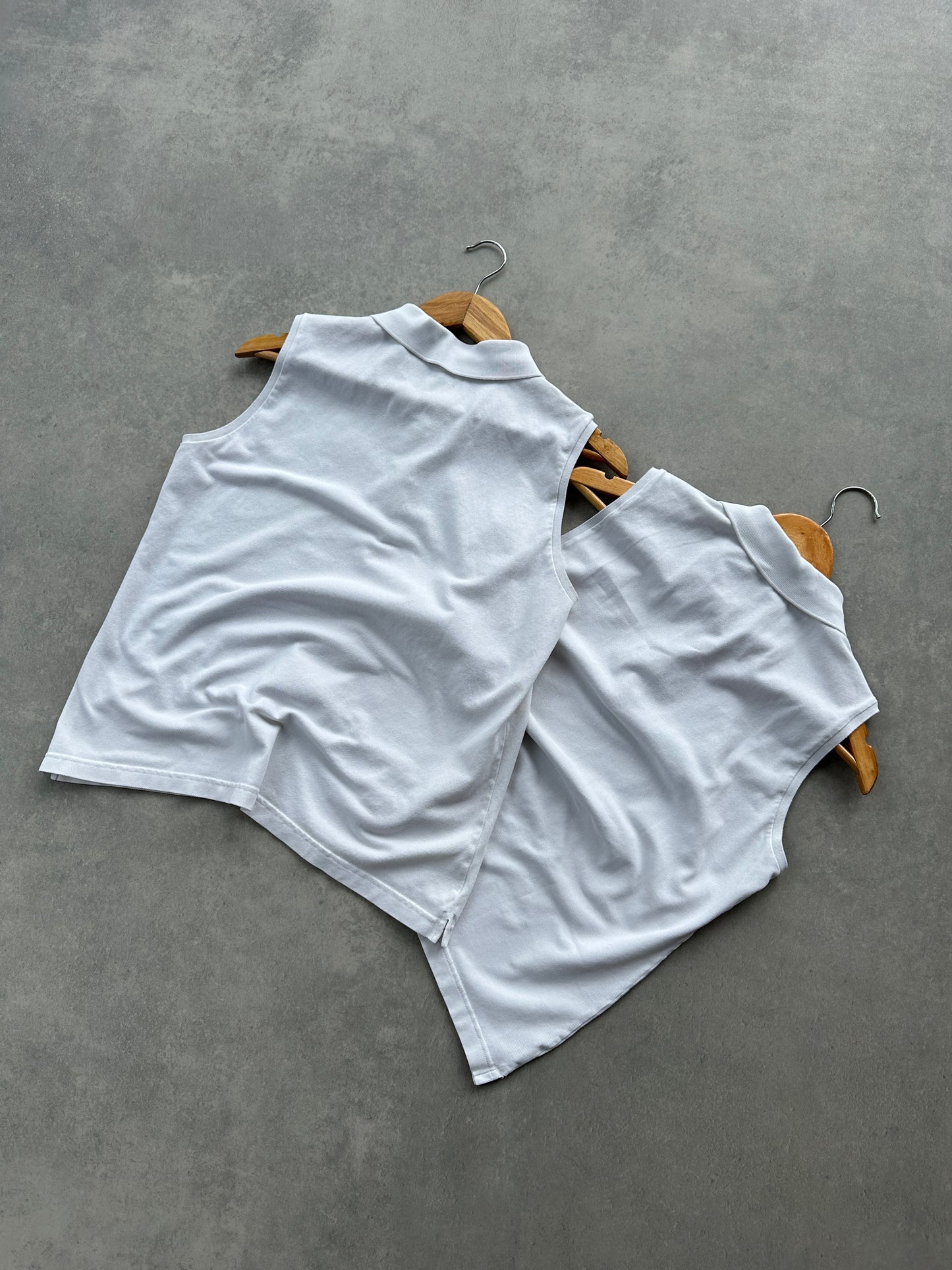 Lacoste ženska bijela polo majica bez rukava (44, 46)
