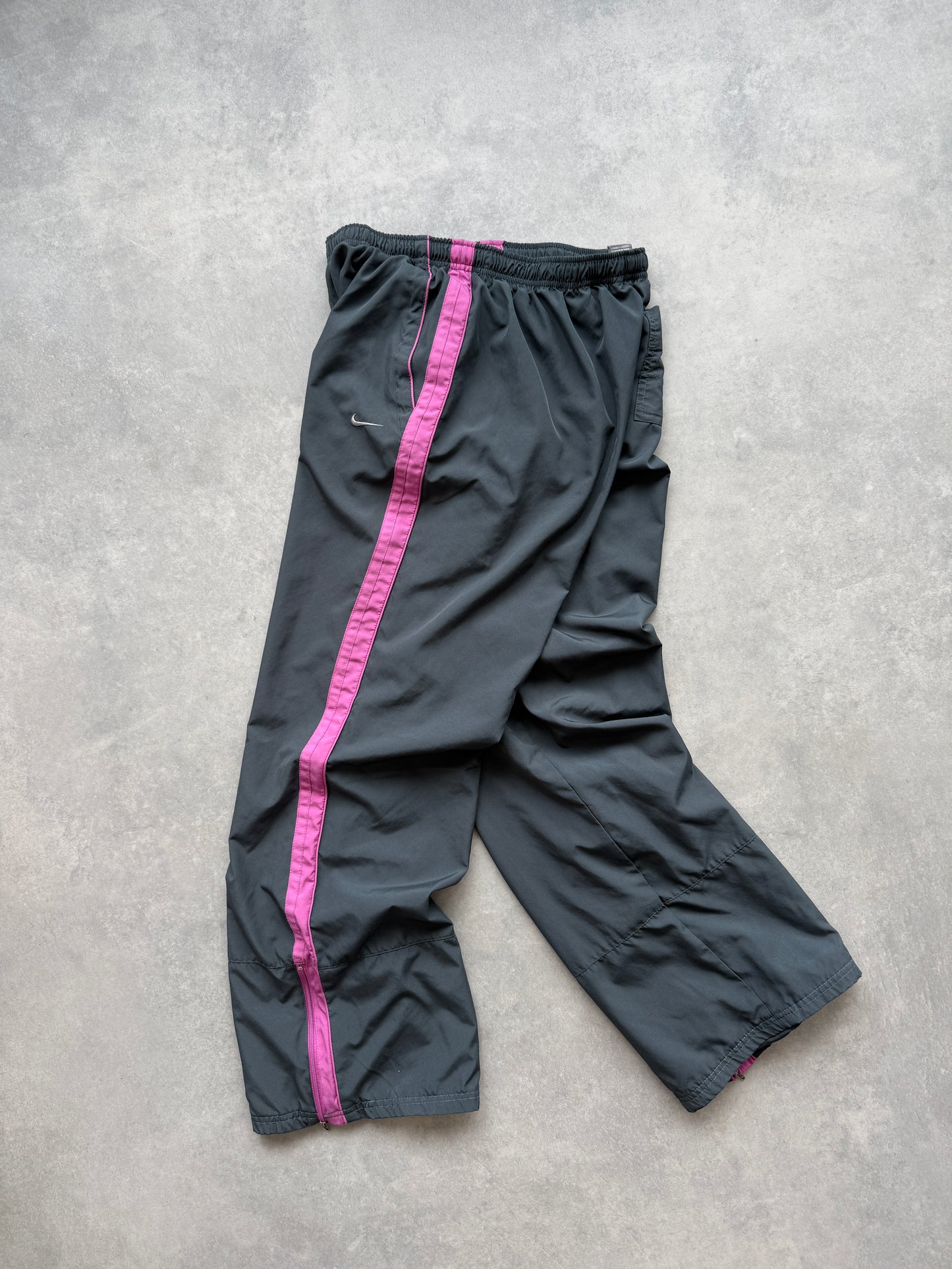 Nike 2000s ženska baggy šuškava trenerka (M)