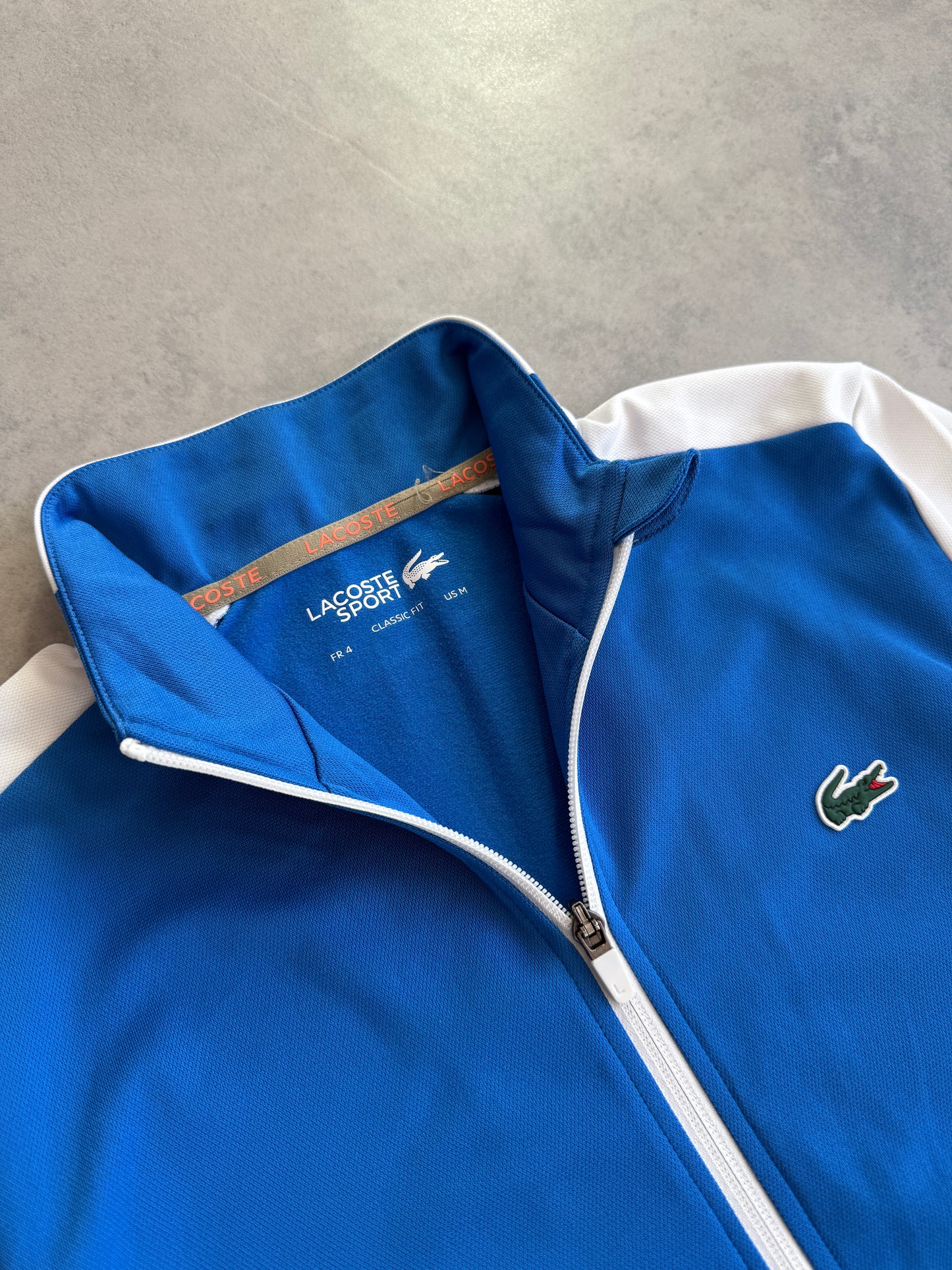 Lacoste muška plava zip up dukserica (S)