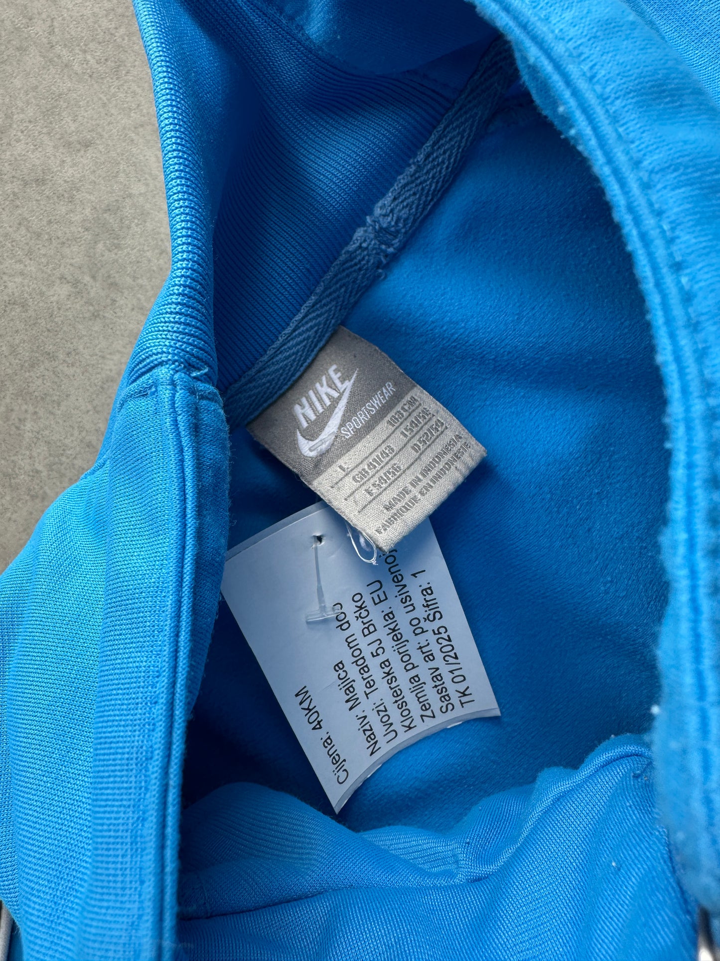 Nike 2000s muška plava dukserica (L)