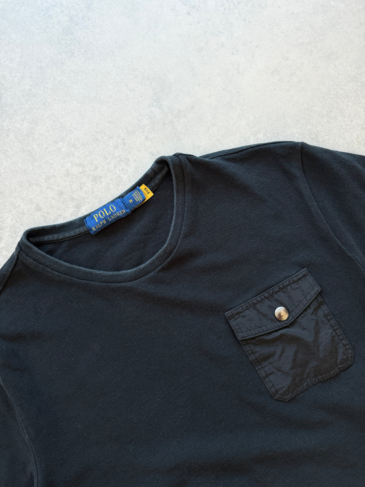 Polo by Ralph Lauren muška crna pocket majica (M)
