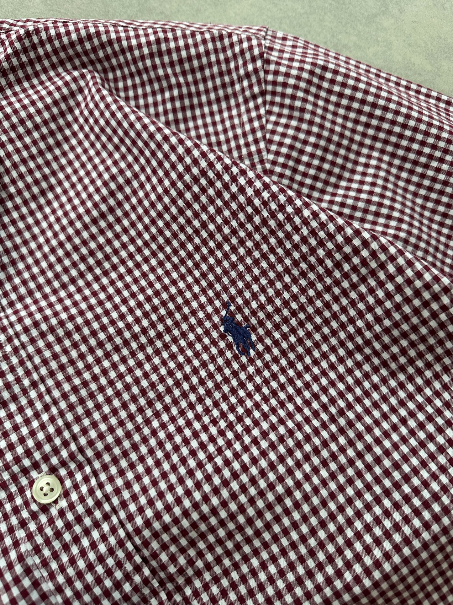 Polo by Ralph Lauren muška crvena karirana košulja (S)