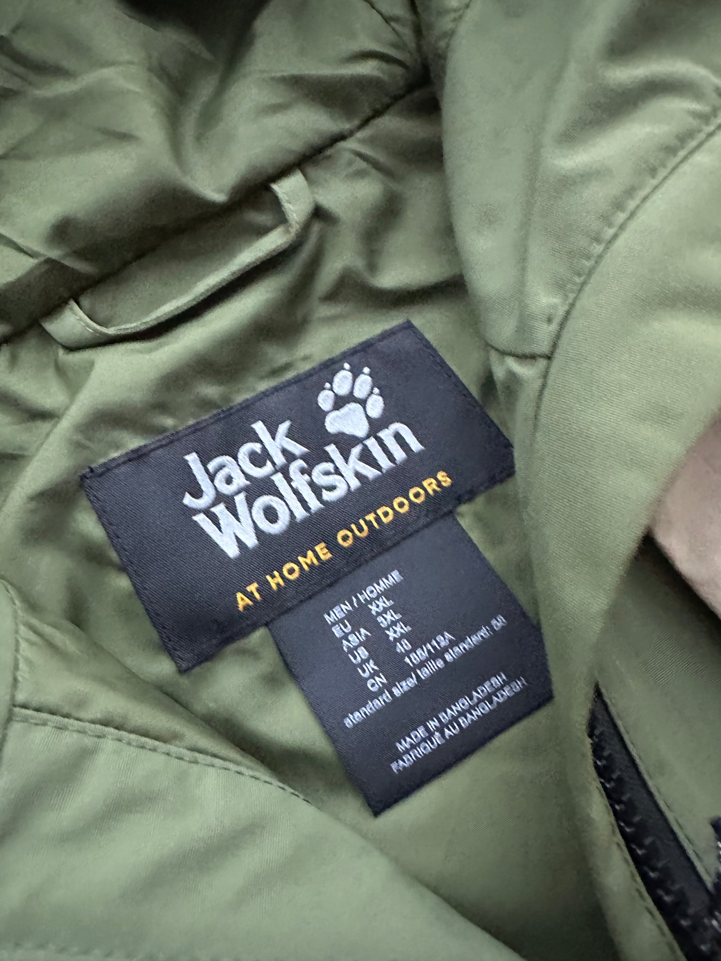 Jack Wolfskin muška zelena shell jakna (XXL)