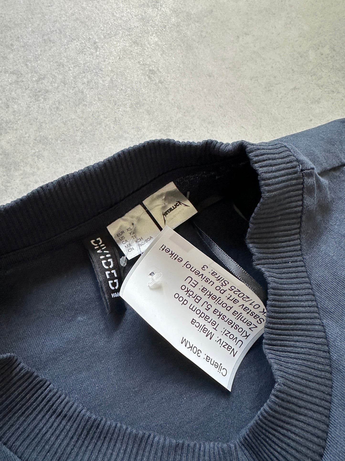 Metallica H&M ženska majica (XS)