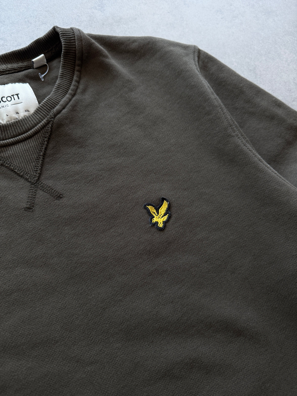 Lyle & Scott muška basic zelena dukserica (S)