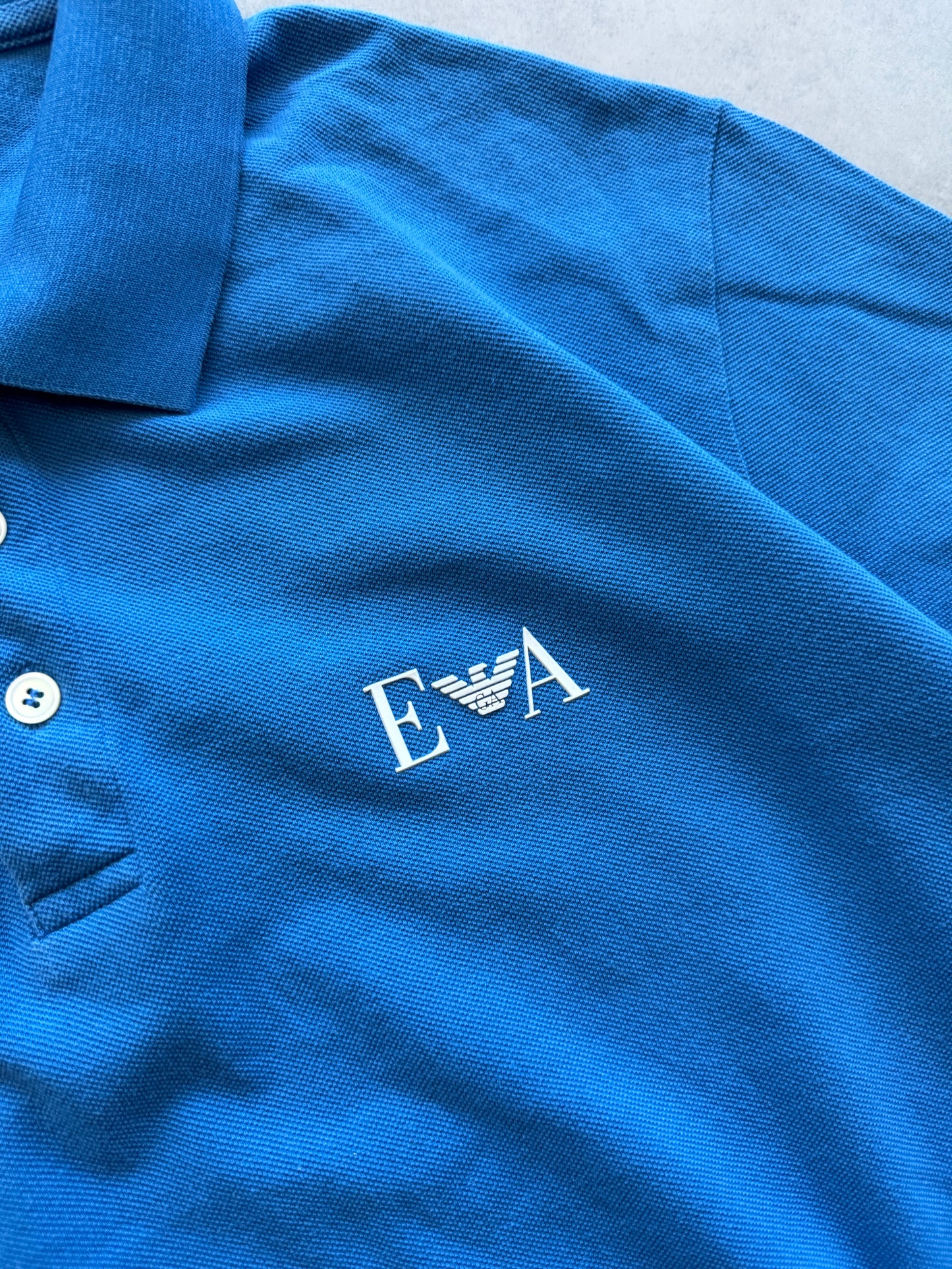 Emporio Armani muška plava slim fit polo majica (XL)