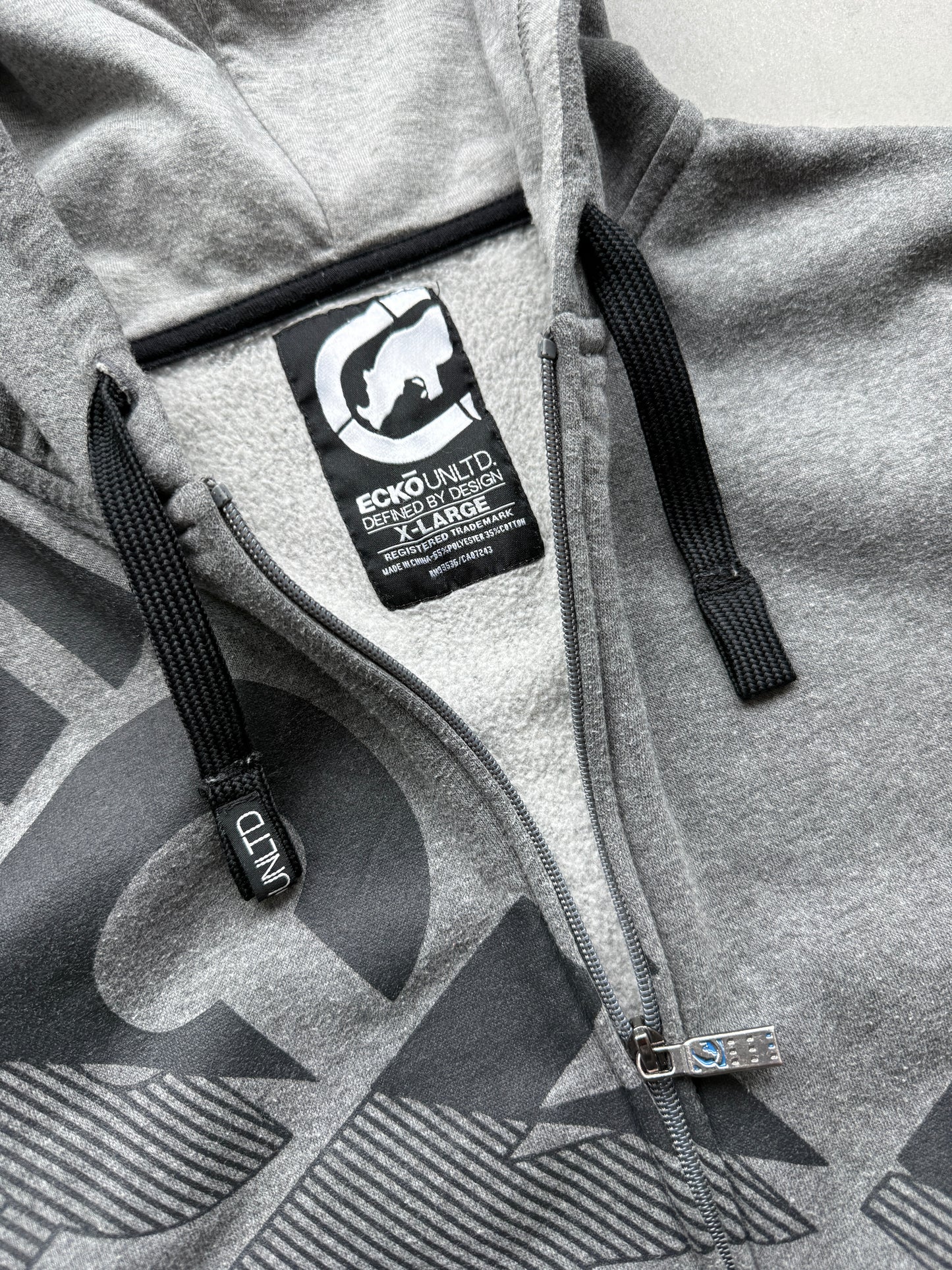 Ecko Unltd muška siva zip dukserica (XL)