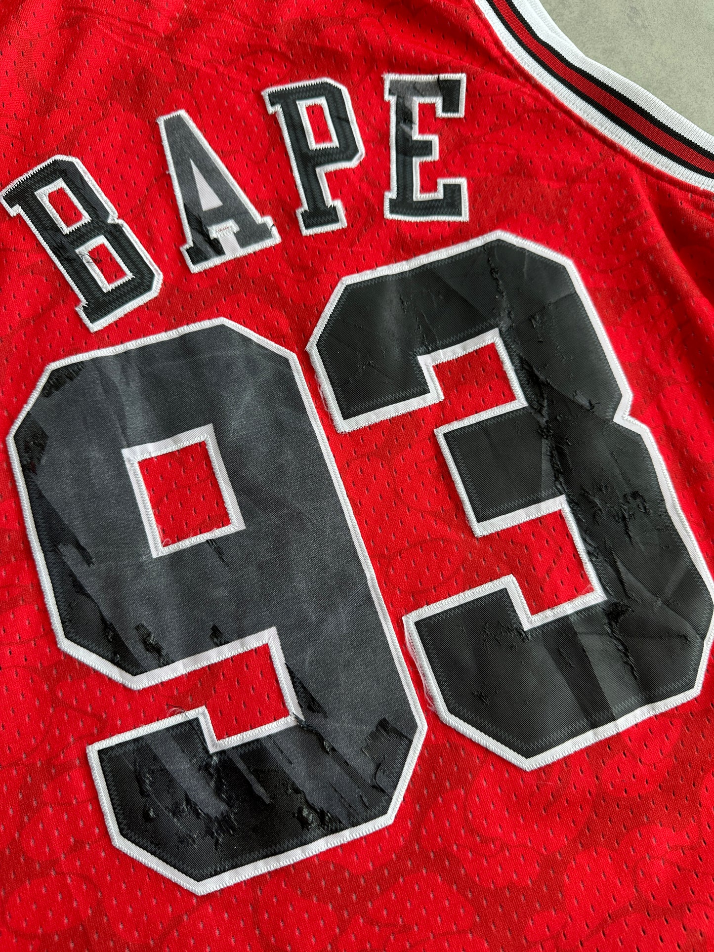 Mitchell & Ness Chicago Bulls x BAPE muški kosarkaski dres (S)