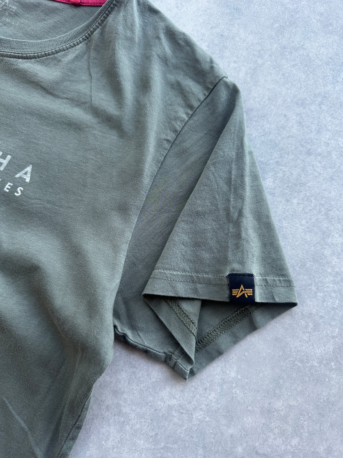 Alpha Industries muška zelena majica (M)