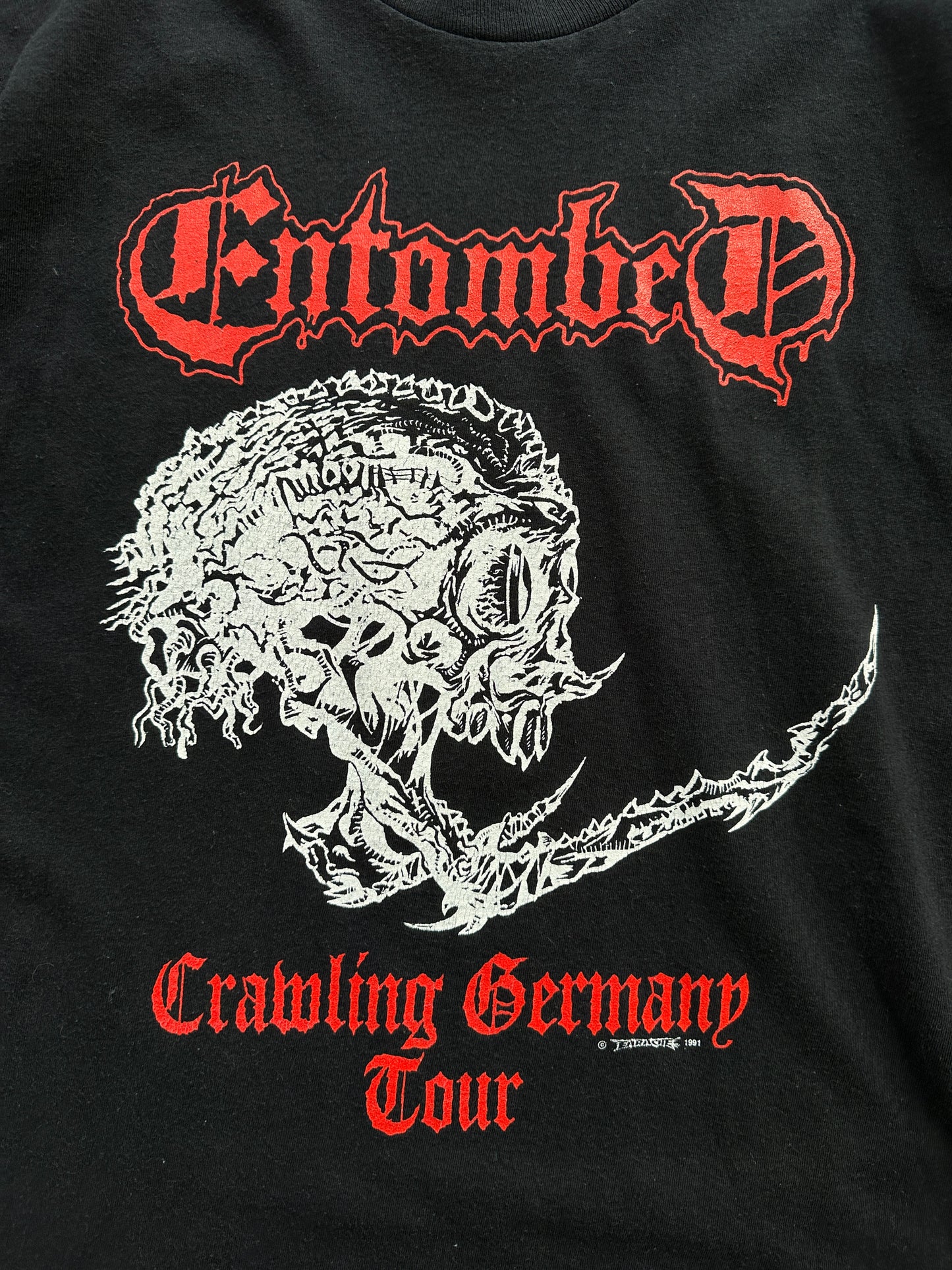 Entombed 1991 vintage muška bend majica (XL)