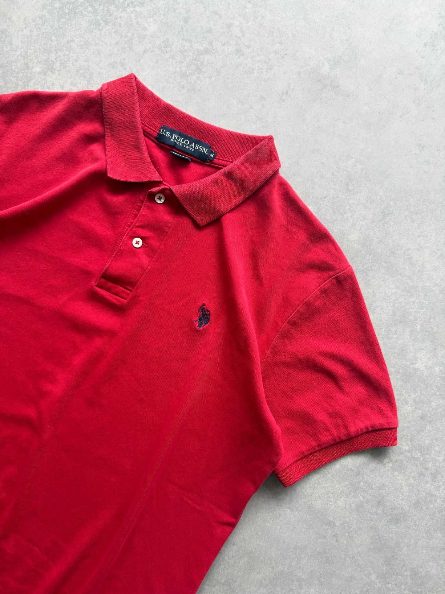 USPA muška crvena polo majica (M)