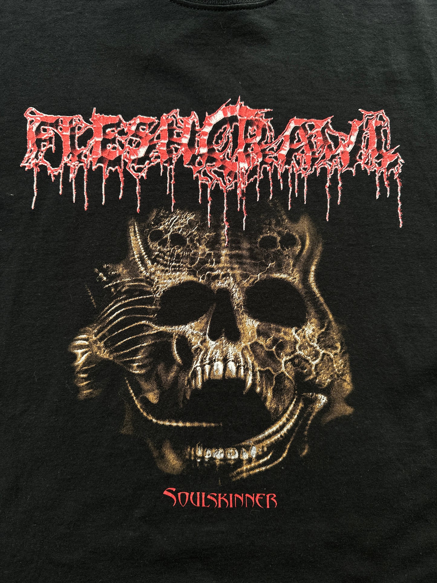 Fleshcrawl Soulskinner muška bend majica (XL)
