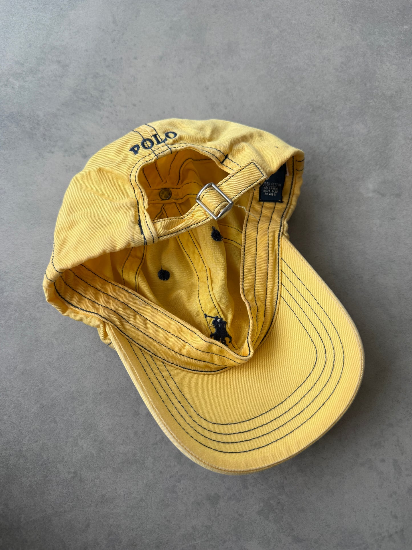 Polo by Ralph Lauren vintage ženski žuti kačket (OS)