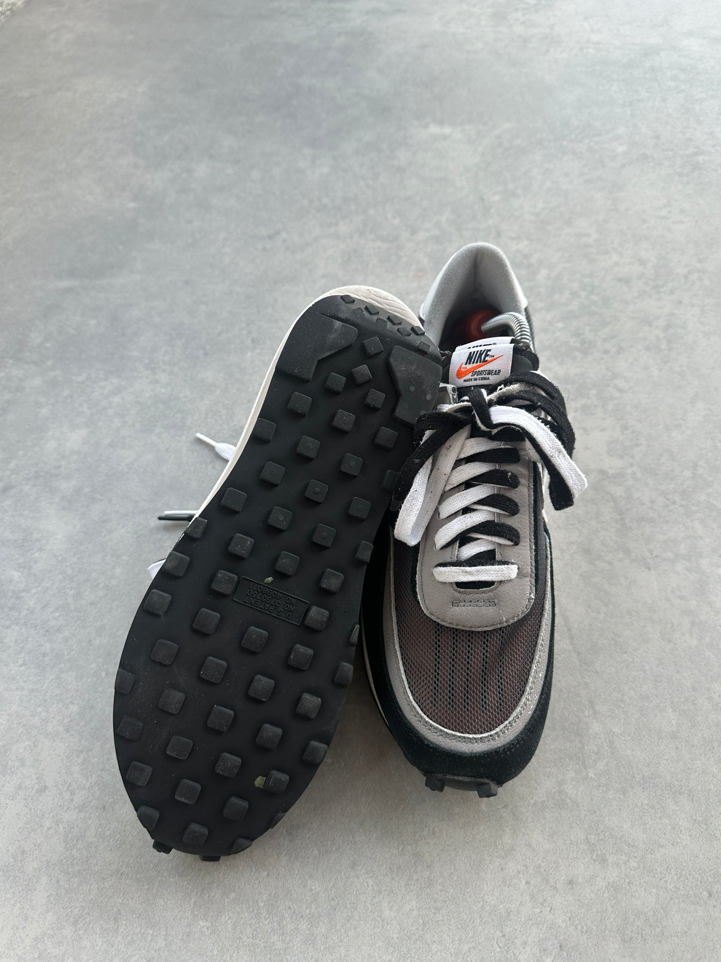 Nike x Sacai LDV Waffle Black/White muške patike (43)