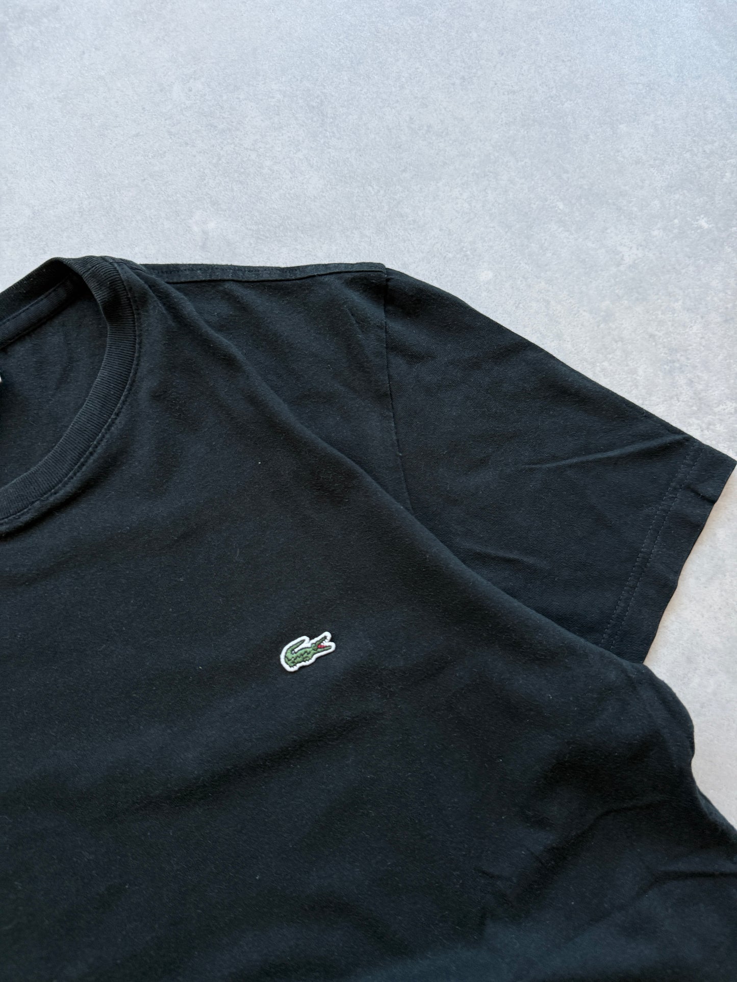 Lacoste muška basic crna majica (M)