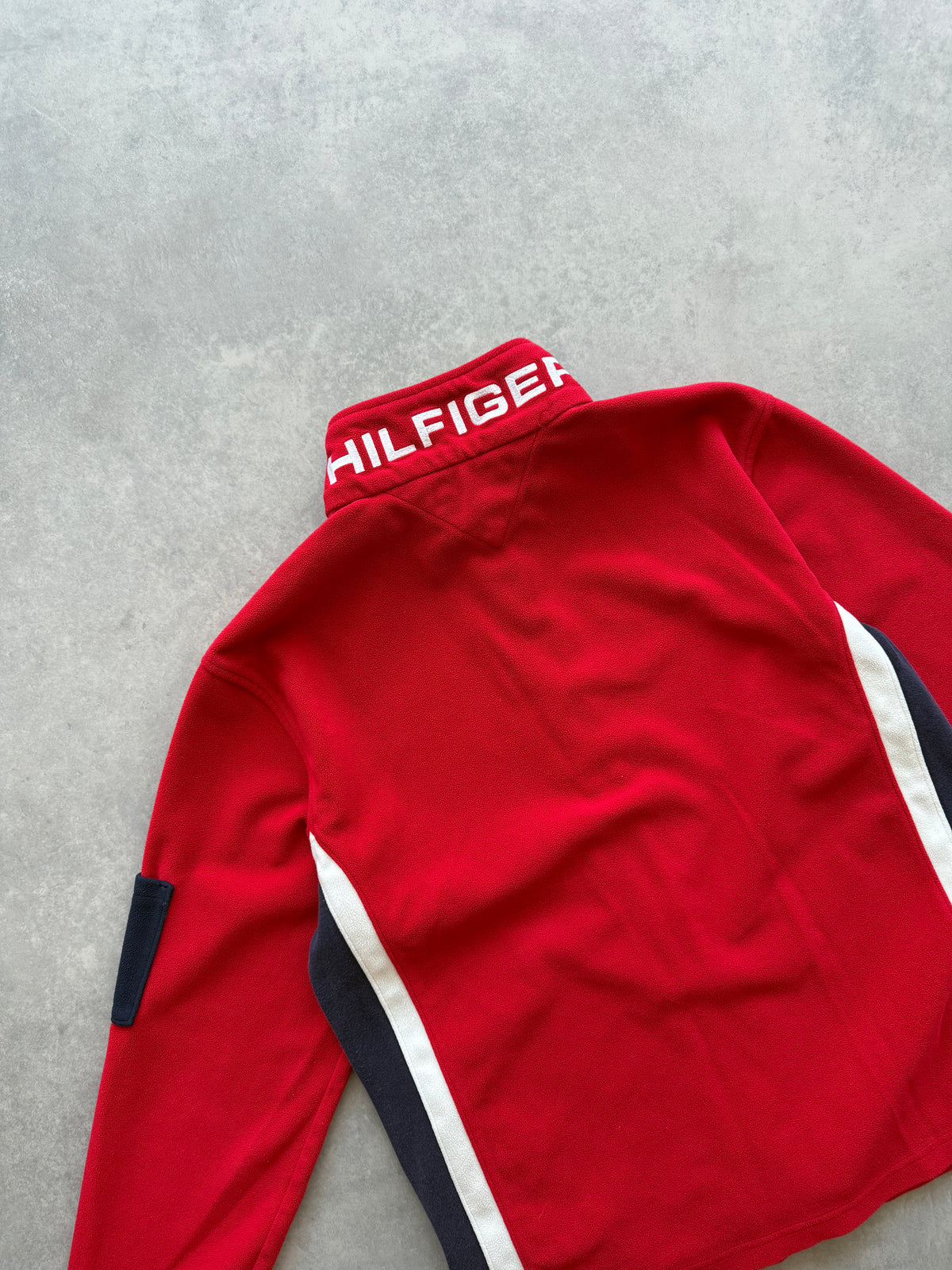 Tommy Hilfiger vintage muška crvena fleece dukserica (M)
