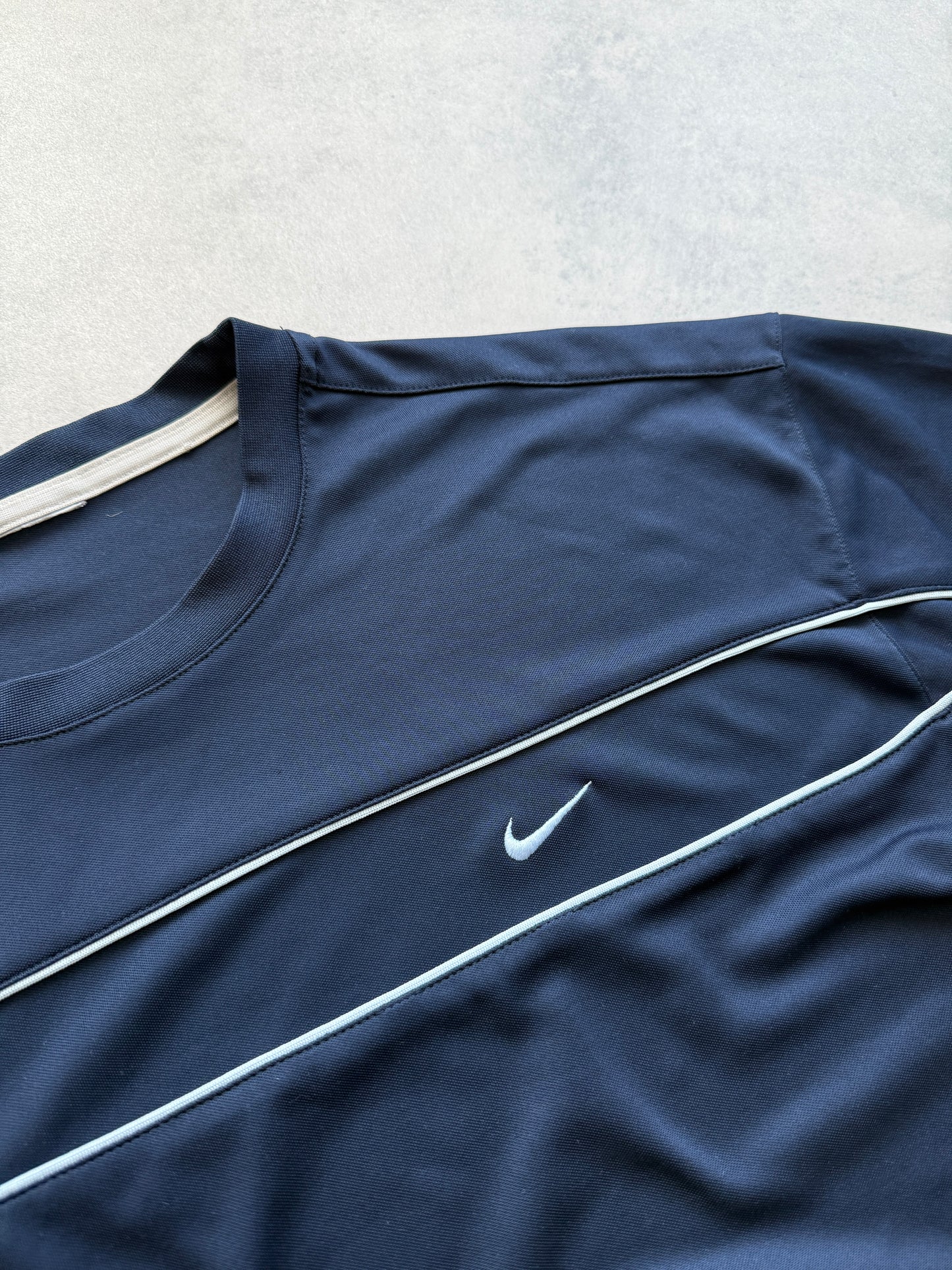 Nike 2000s muška navy plava sportska majica (XL)