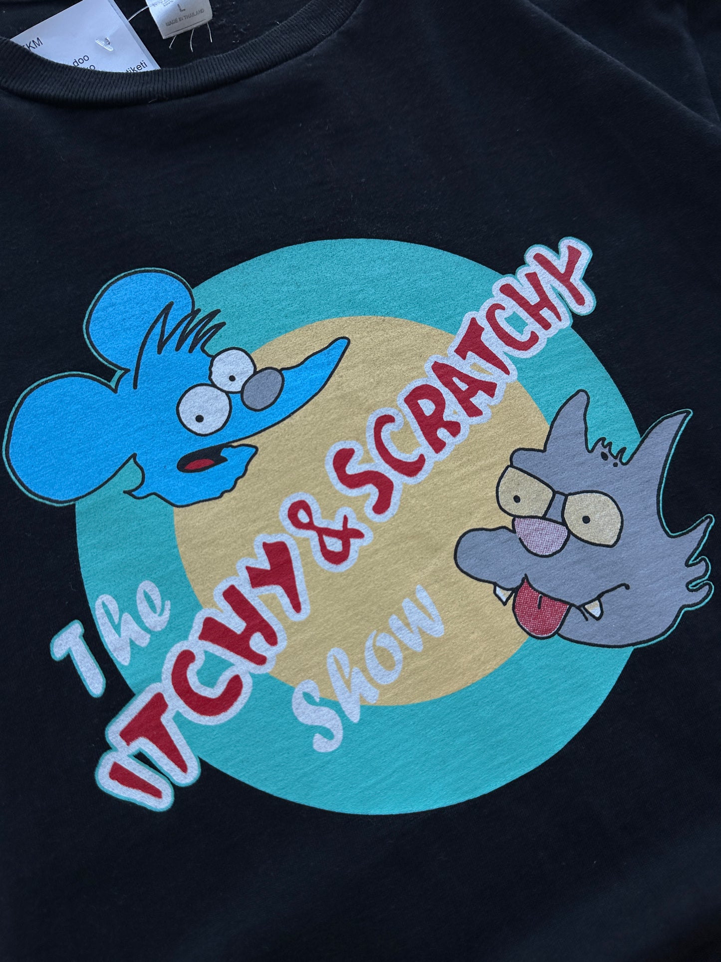 Itchy & Scratchy Show vintage muška majica (L)
