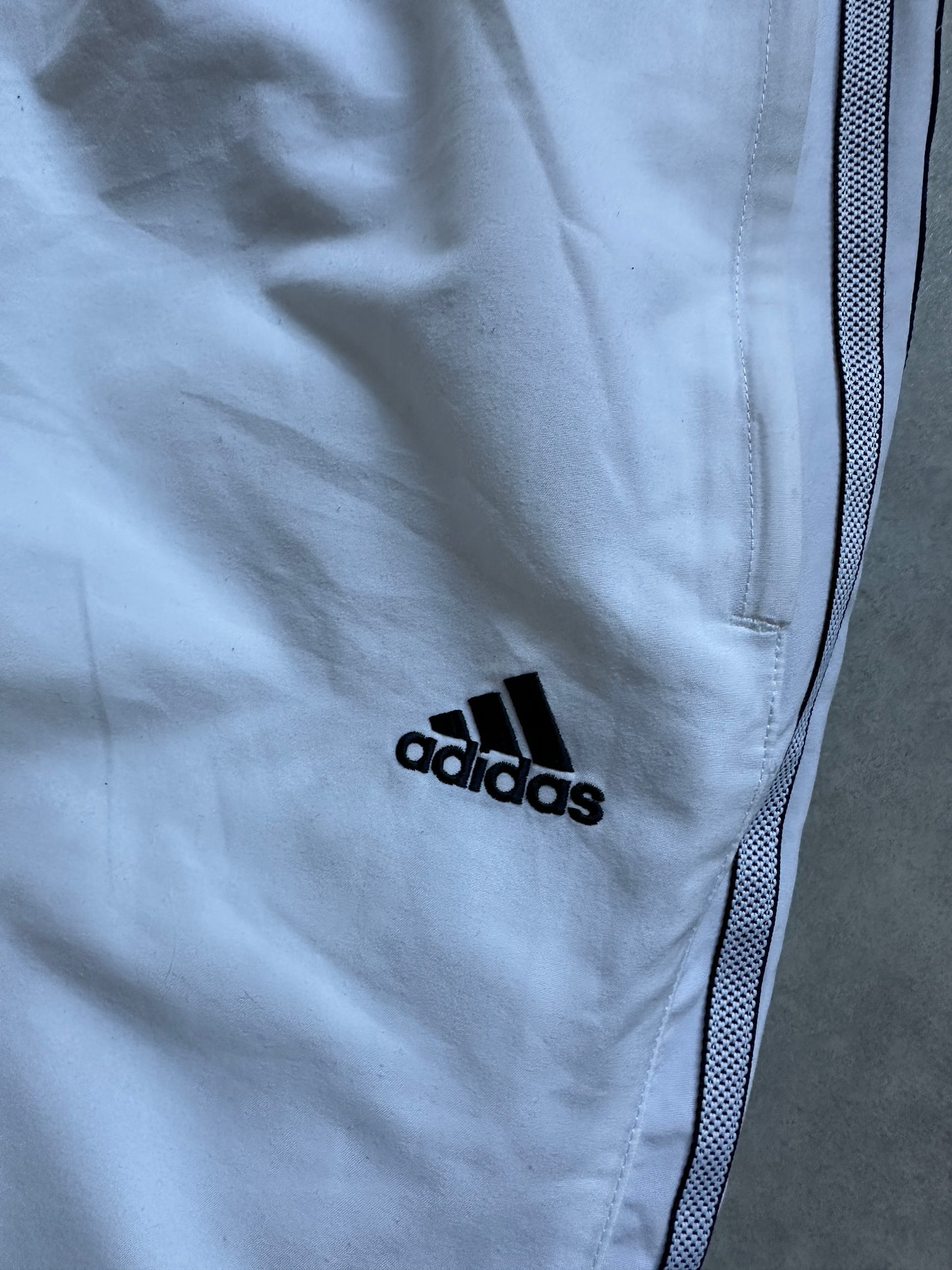 Adidas 2000s muška bijela baggy trenerka (S)