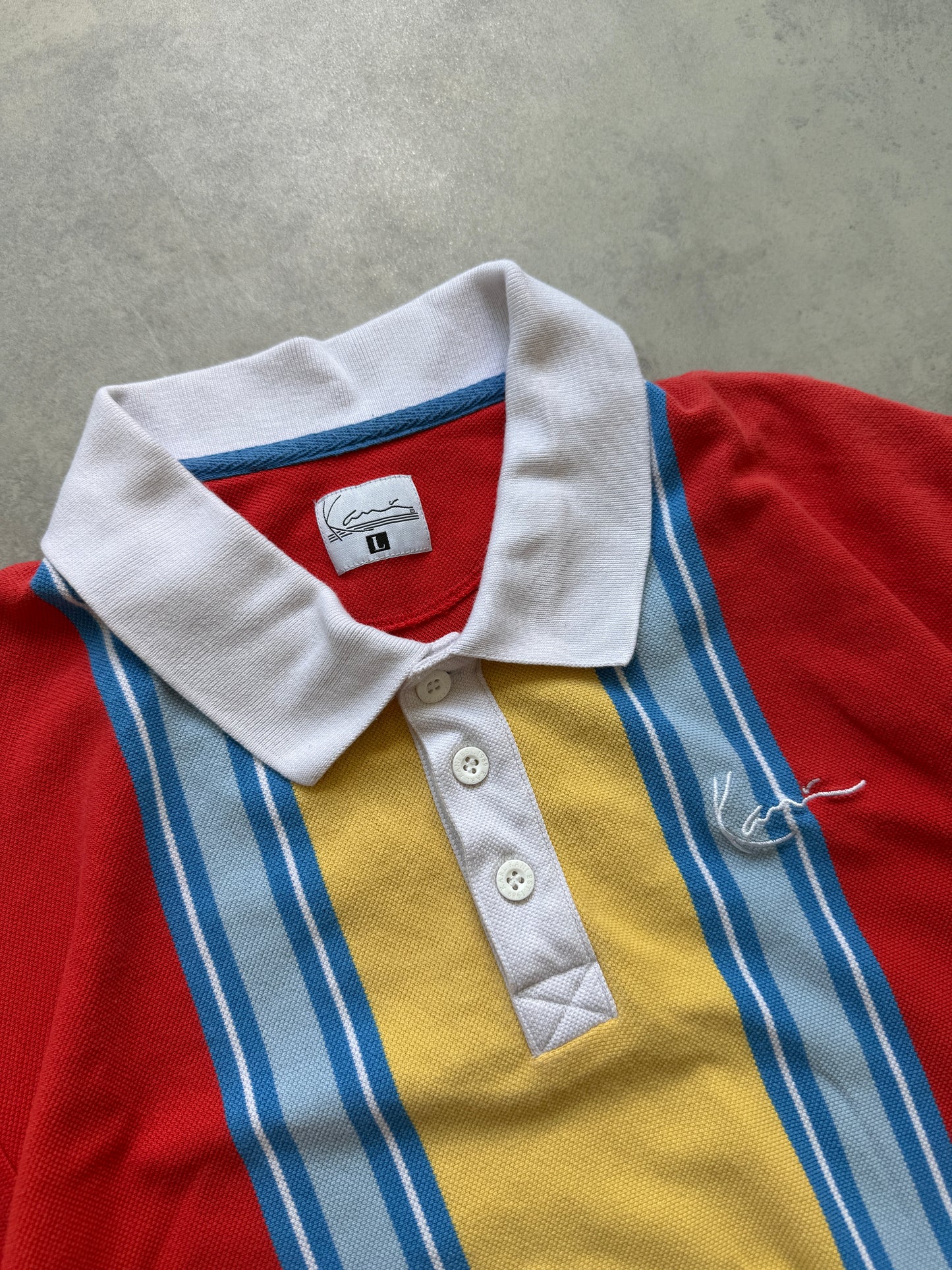 Karl Kani muška color block polo majica (L)
