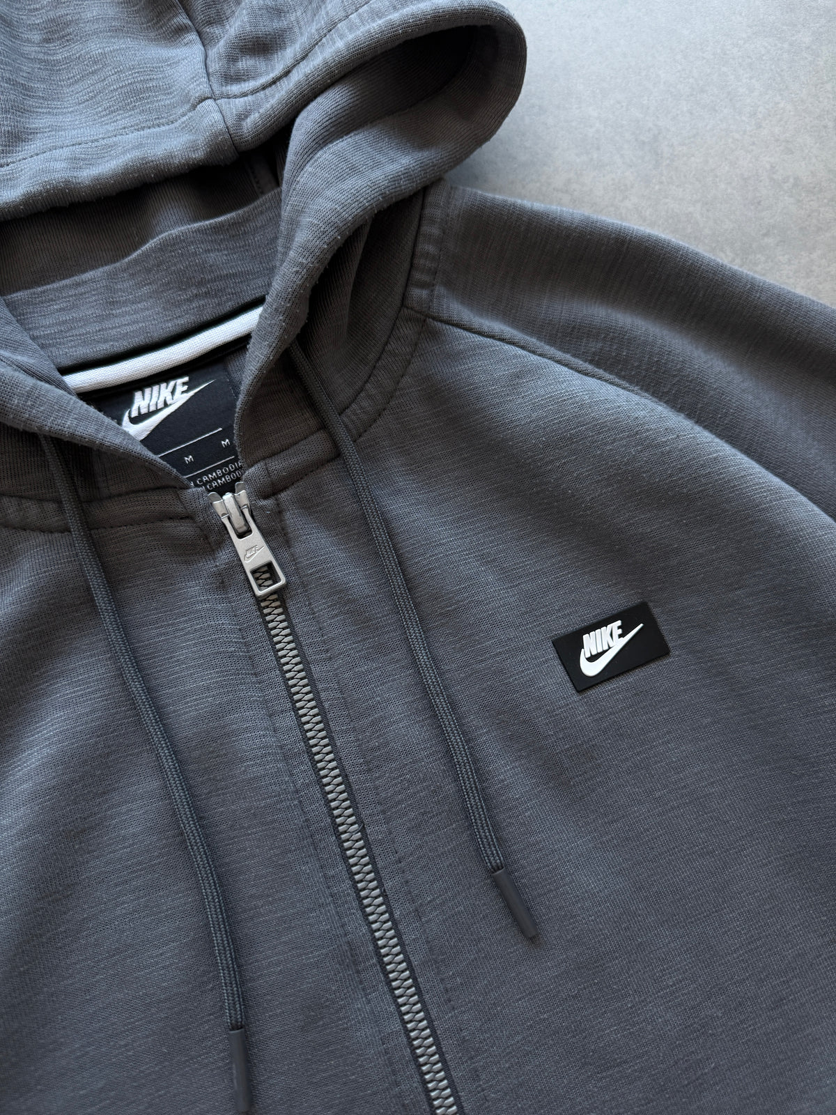 Nike muška basic siva zip dukserica (M)