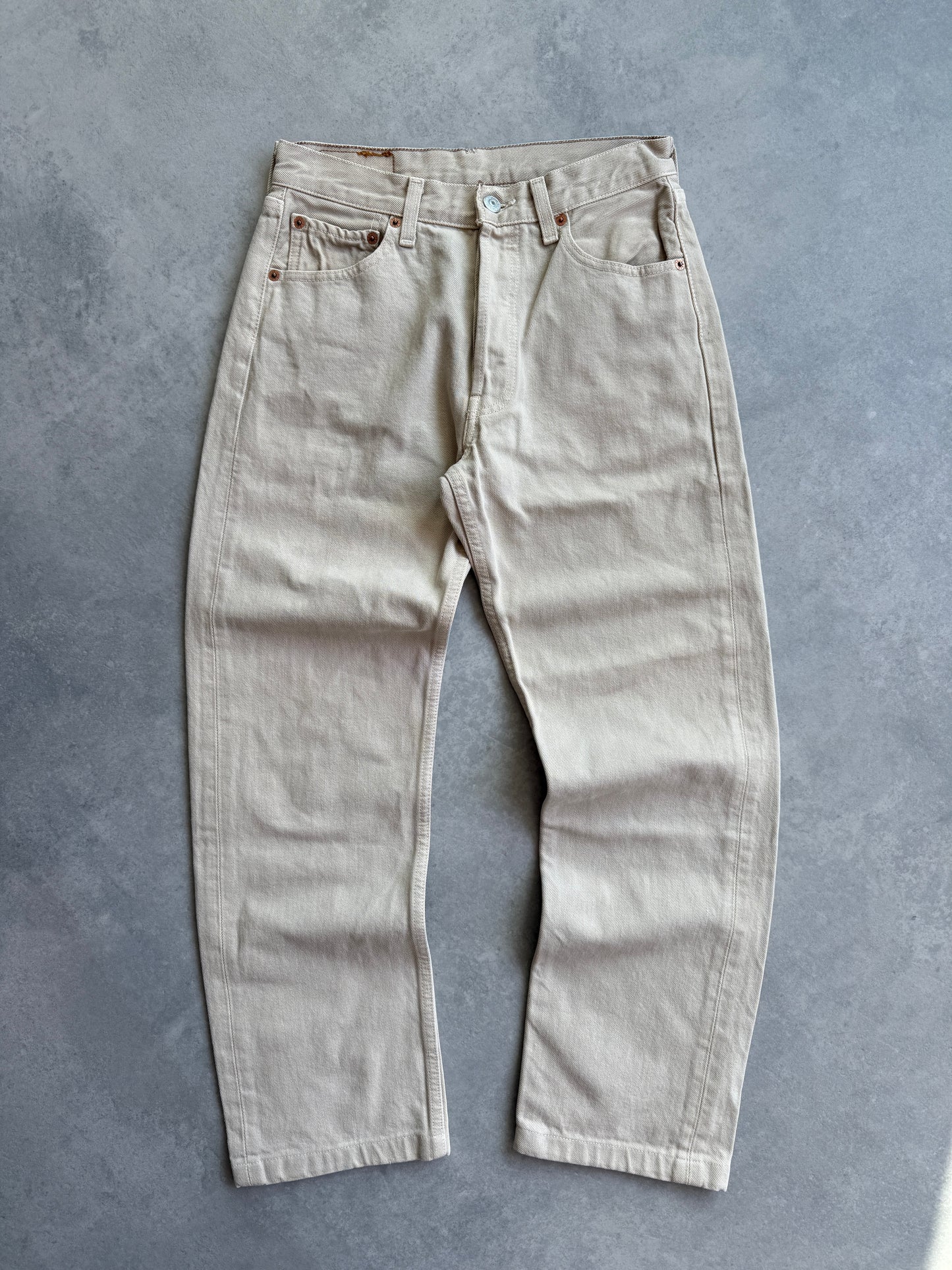 Levis 501 muške bež farmerke (29x32)