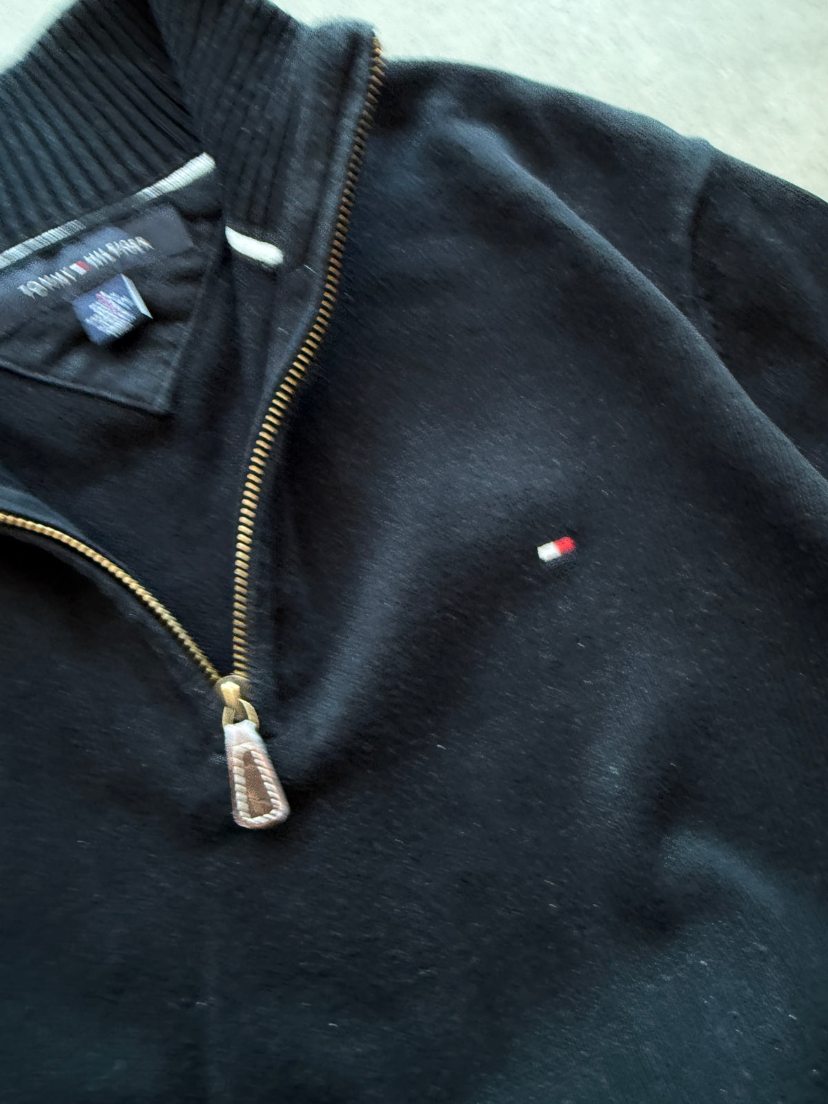 Tommy Hilfiger 1/4 zip muški džemper (M)