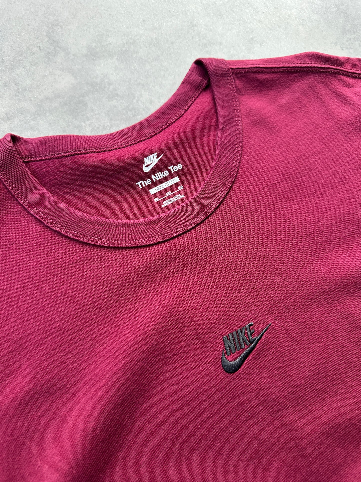 Nike Heavy Cotton muška bordo majica (3XL)