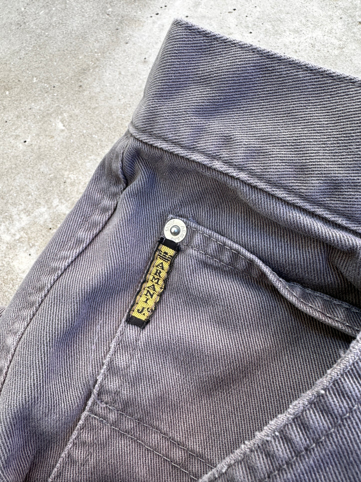 Armani Jeans vintage 90s muške sive hlace (30)