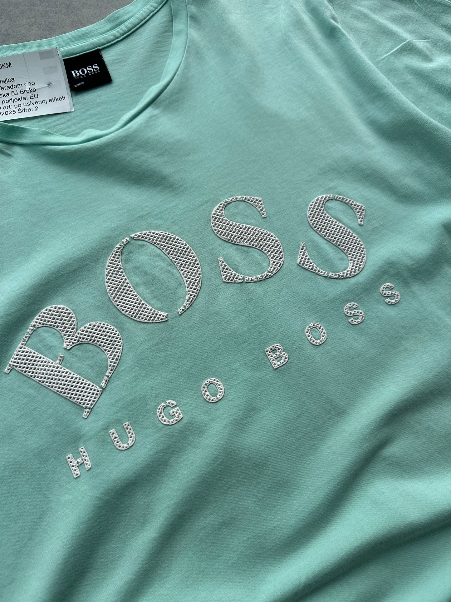 Hugo Boss muška zelena majica (M)
