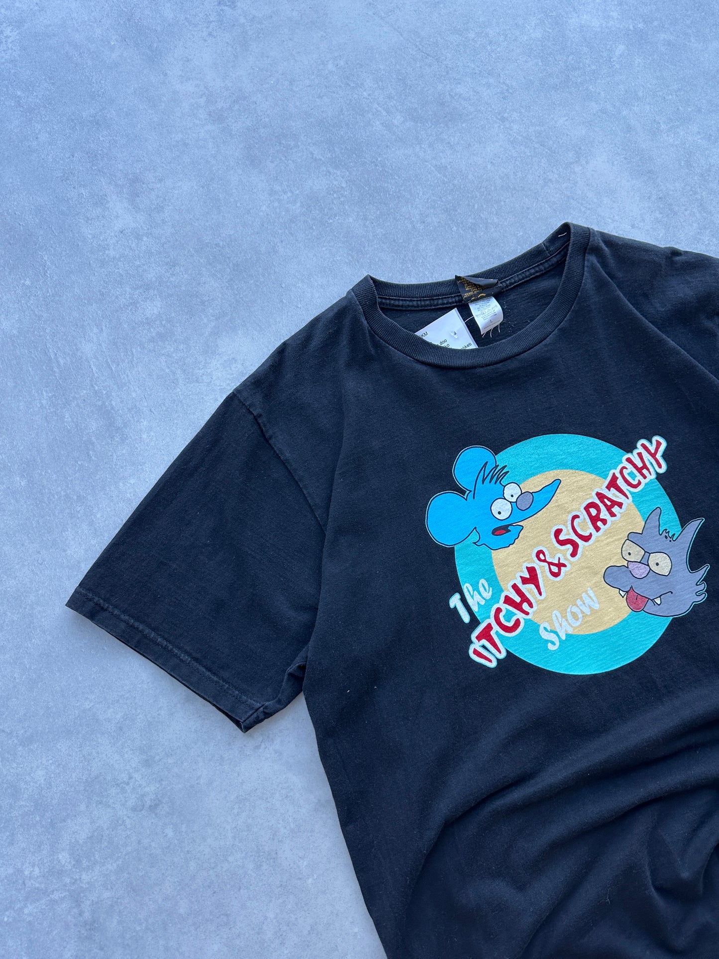 Itchy & Scratchy Show vintage muška majica (L)