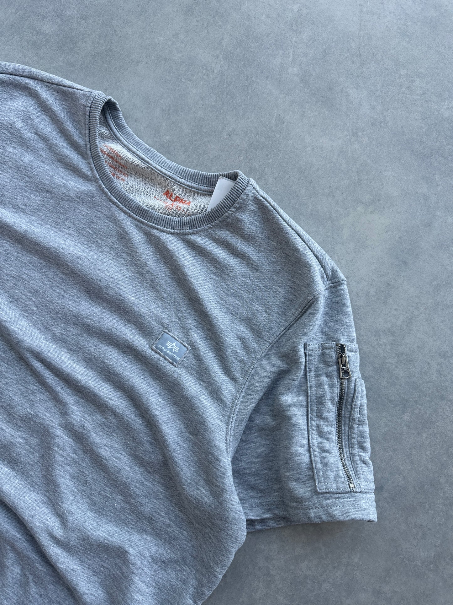 Alpha Industries muška siva majica (L)