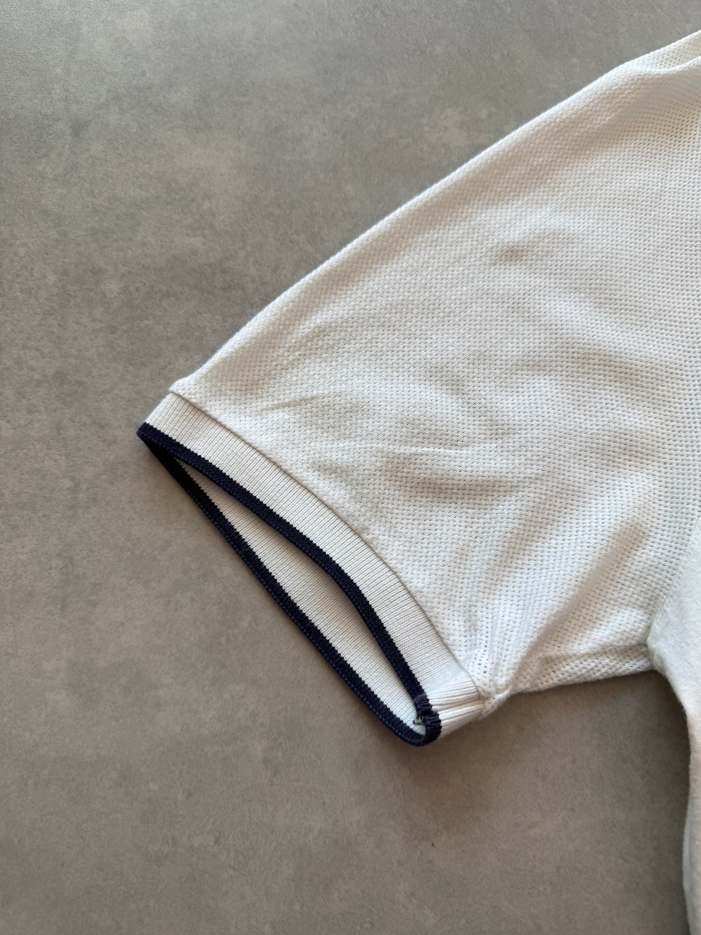 Lacoste vintage muška bijela polo majica (L)