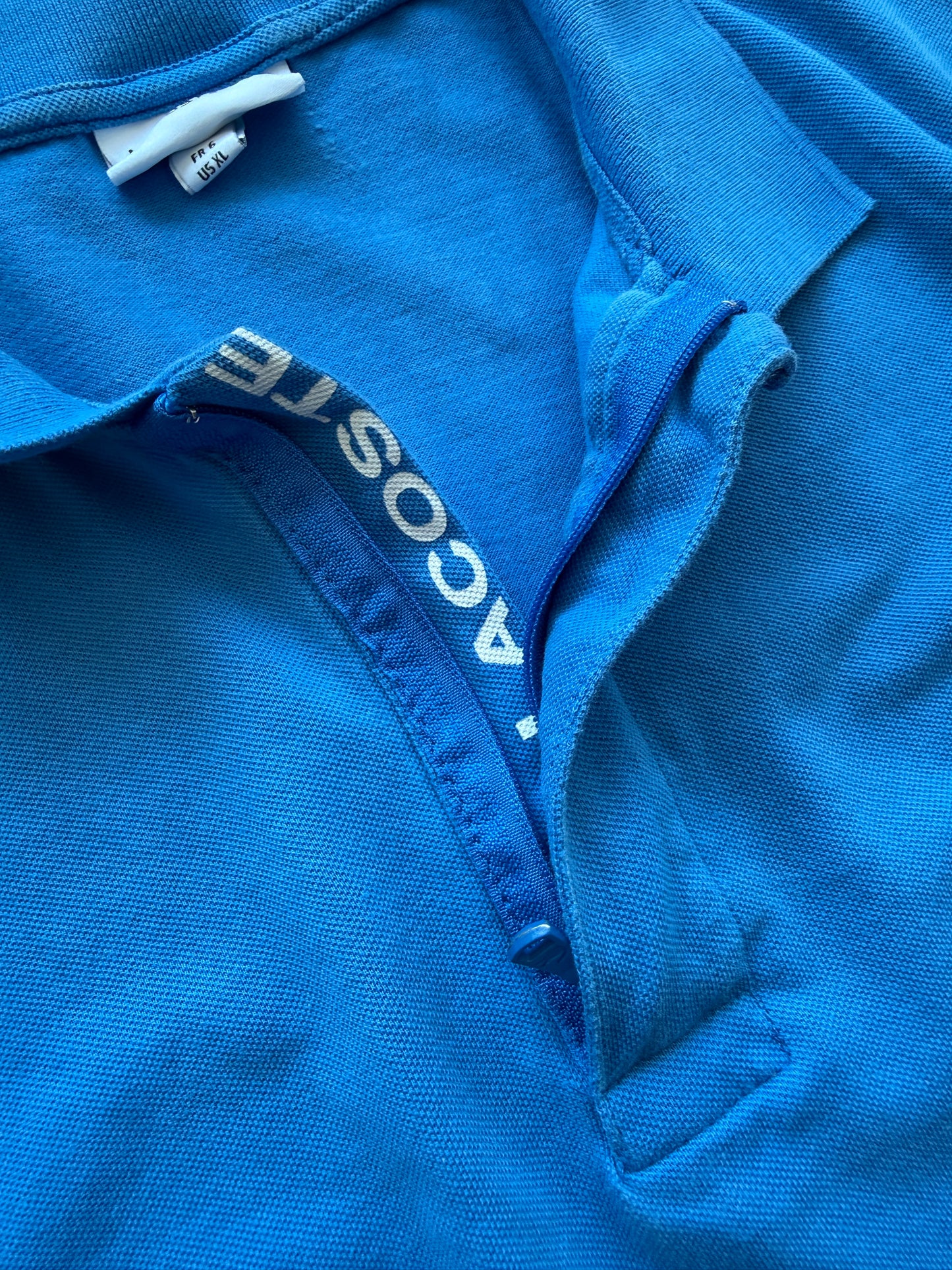 Lacoste muška plava zip polo majica (L)