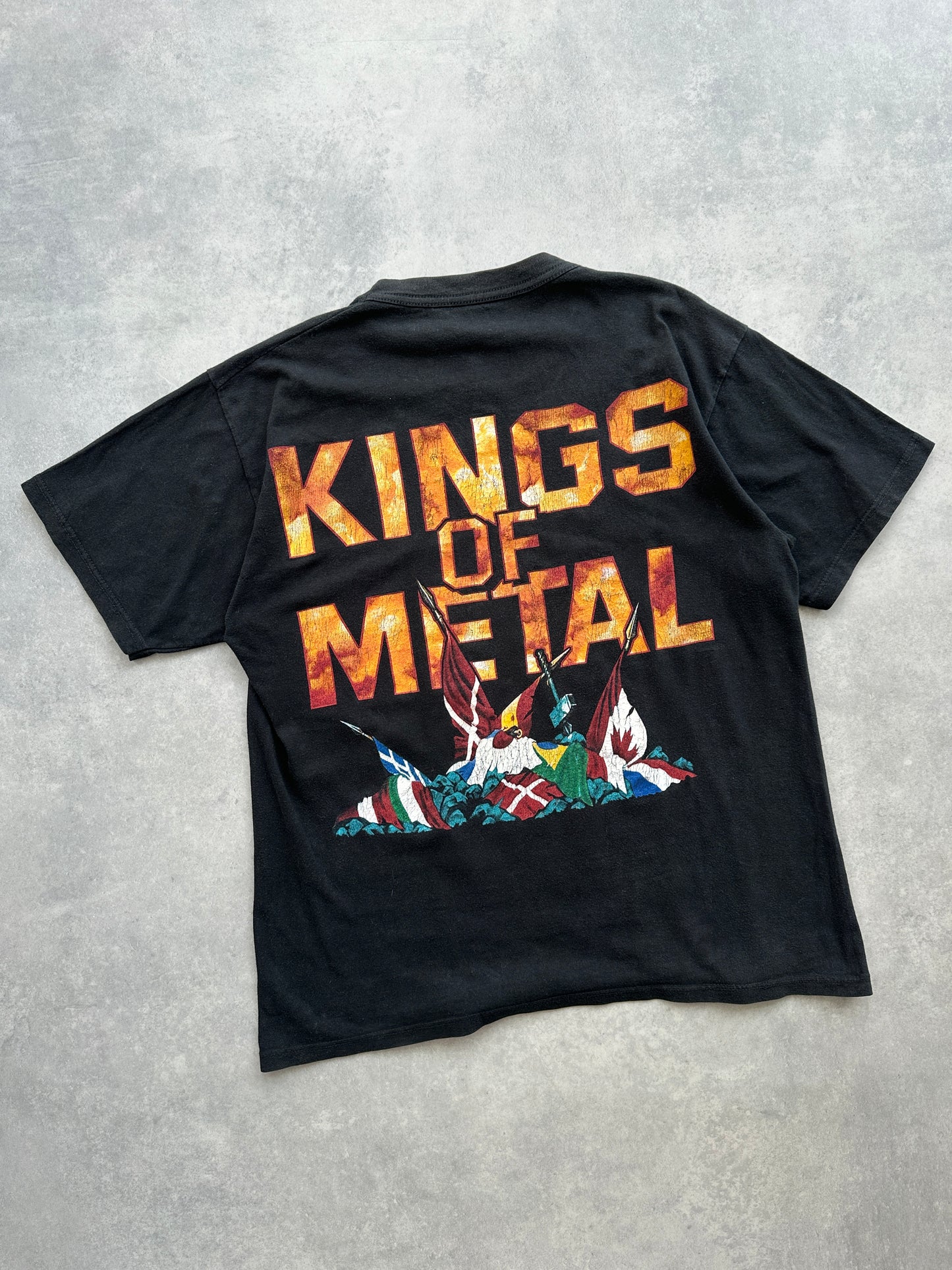 Manowar Kings of Metal 2000s muška majica (L)