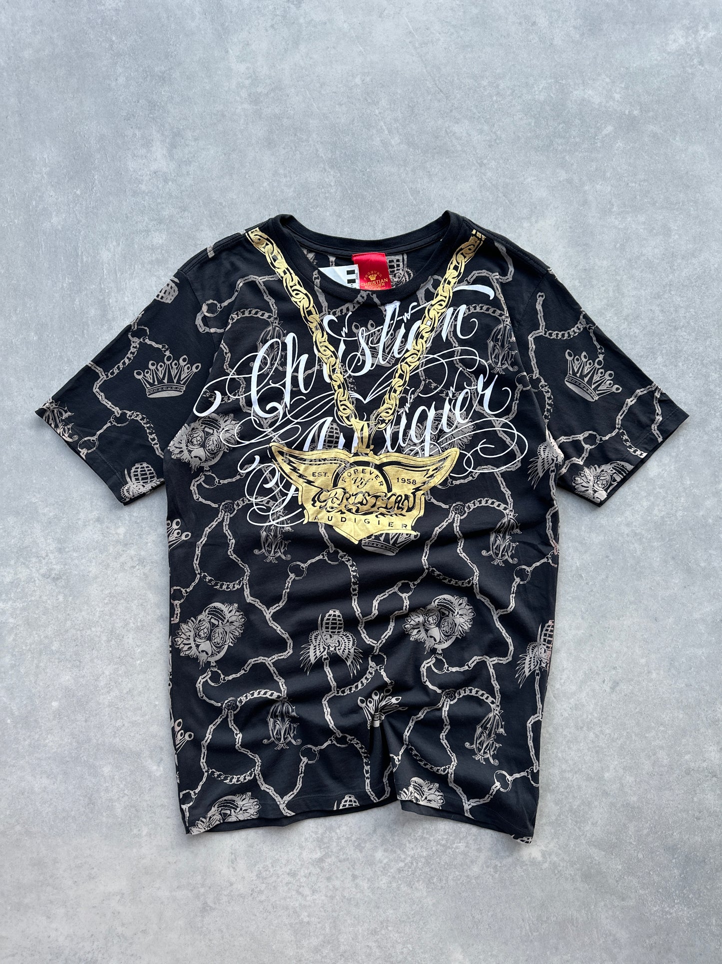 Christian Audigier Y2K ženska majica (M)
