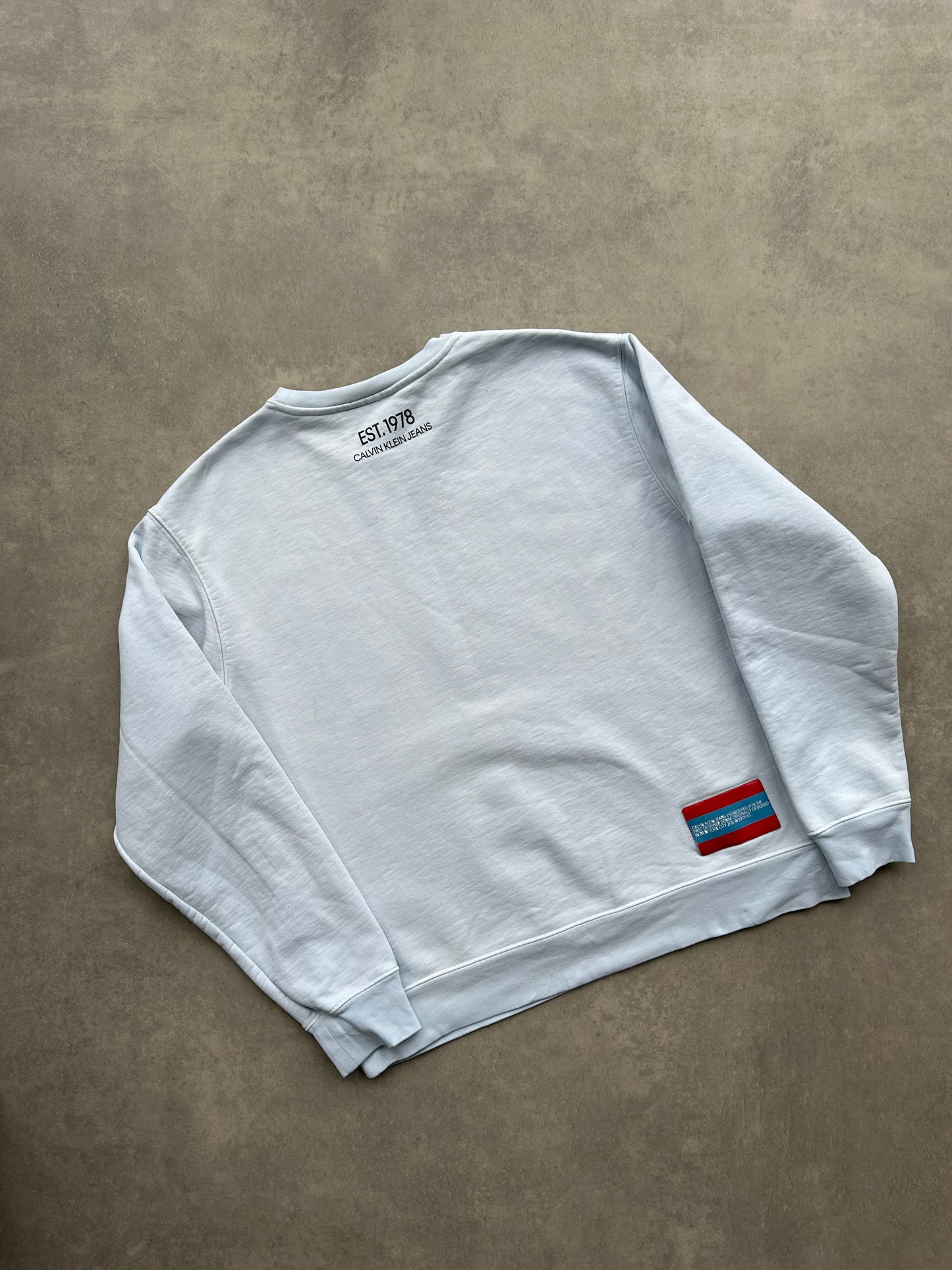 Calvin Klein Jeans muška plava dukserica (S)