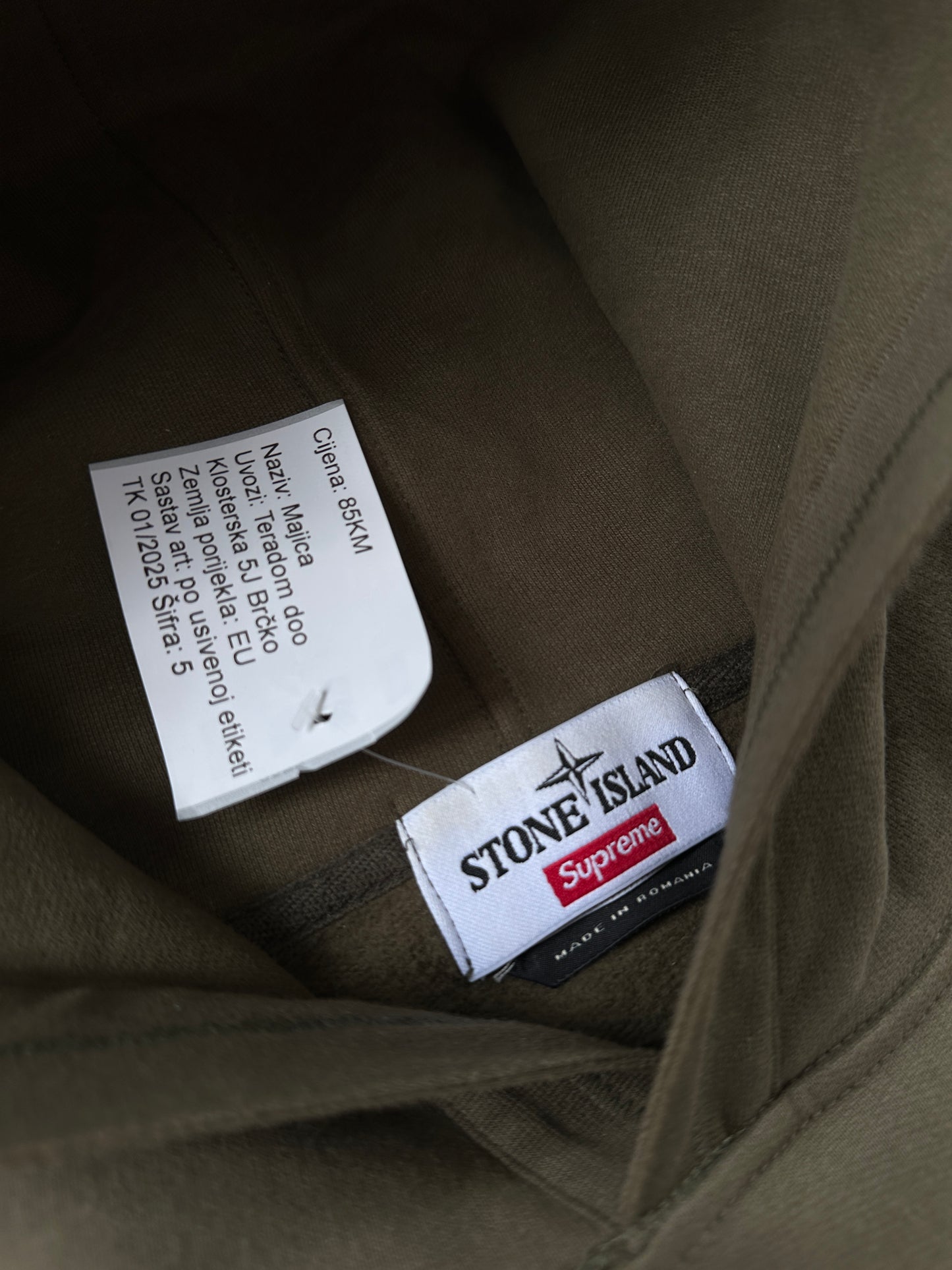 Stone Island x Supreme muška dukserica (XL)