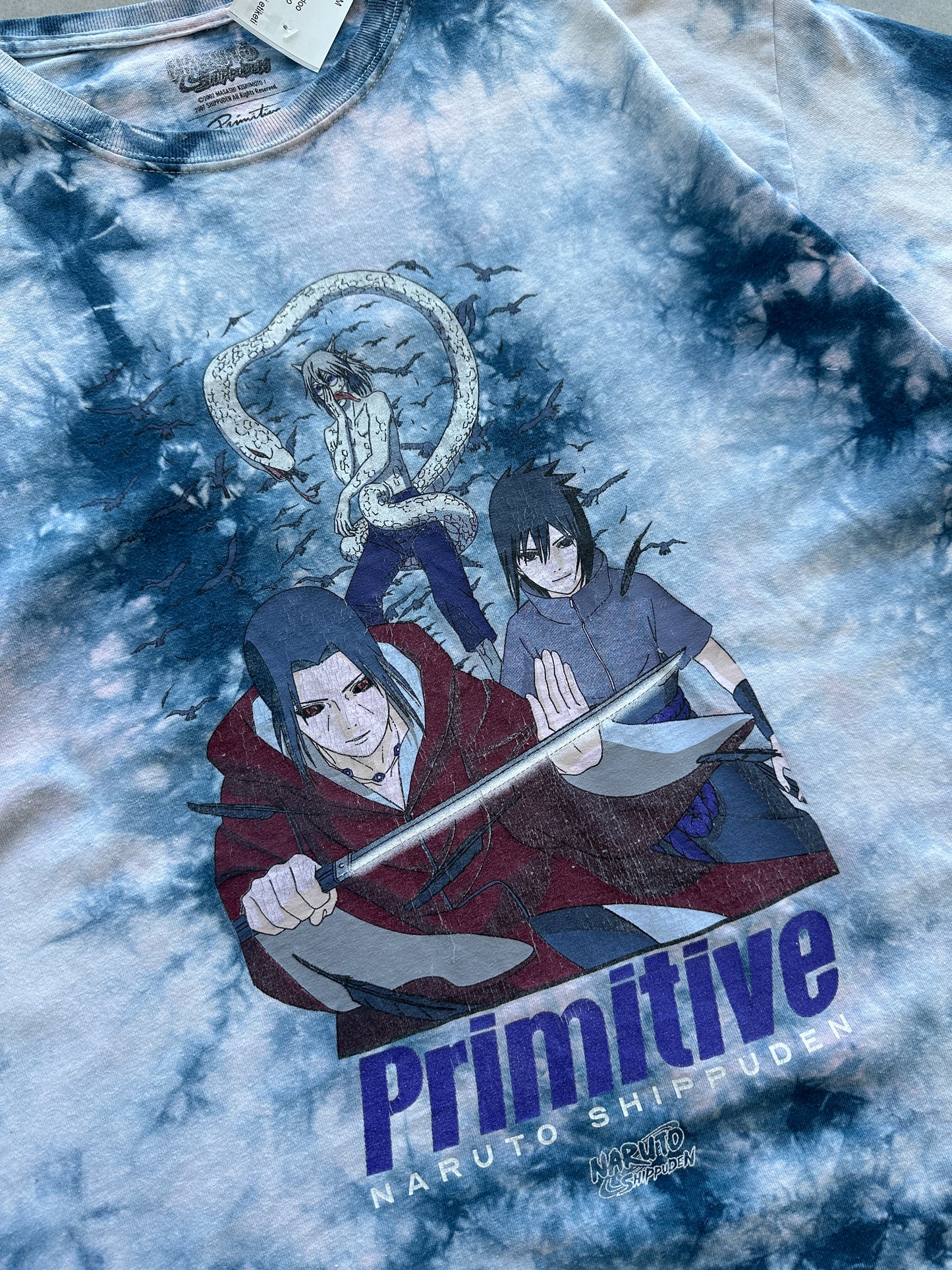 Primitive Naruto muška tiedye majica (L)