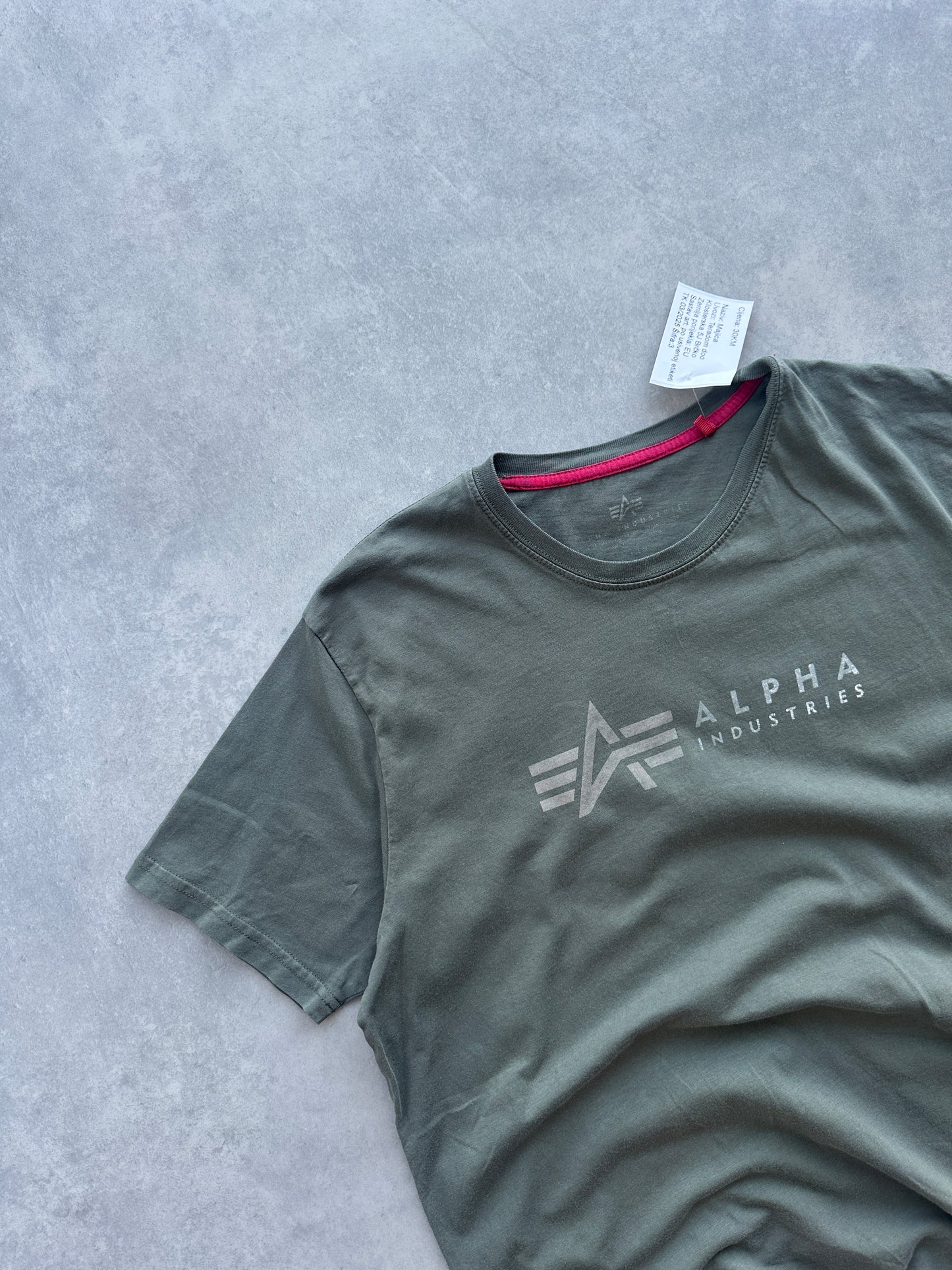Alpha Industries muška zelena majica (M)