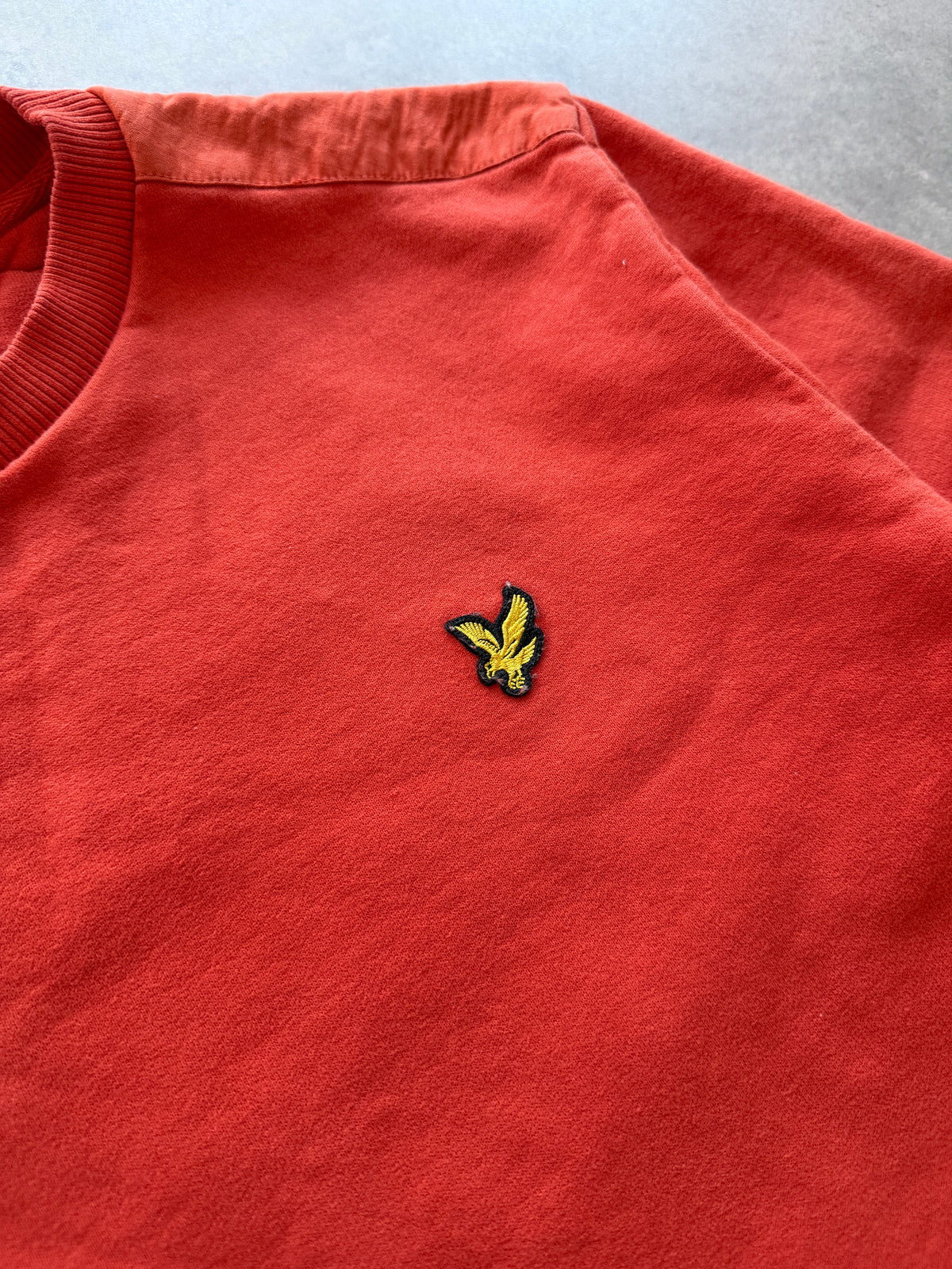 Lyle & Scott muška narandžasta dukserica (M)