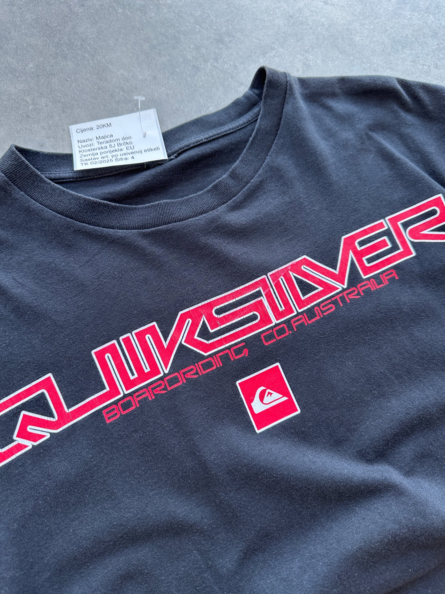 Quiksilver muška crna majica (S)