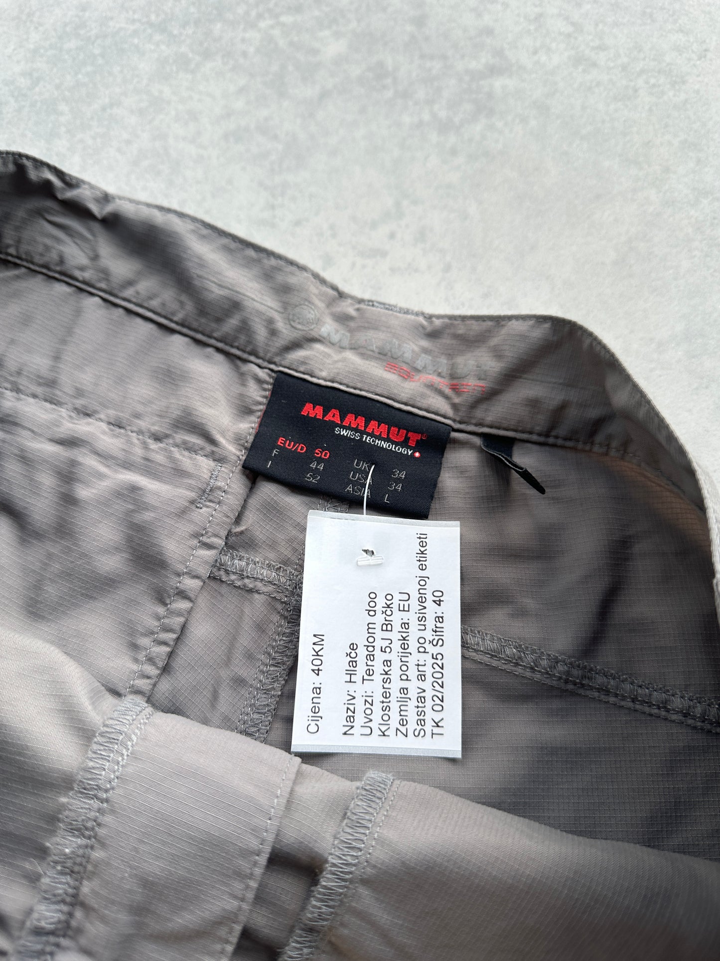 Mammut muški lagani planinarski šorc (M)