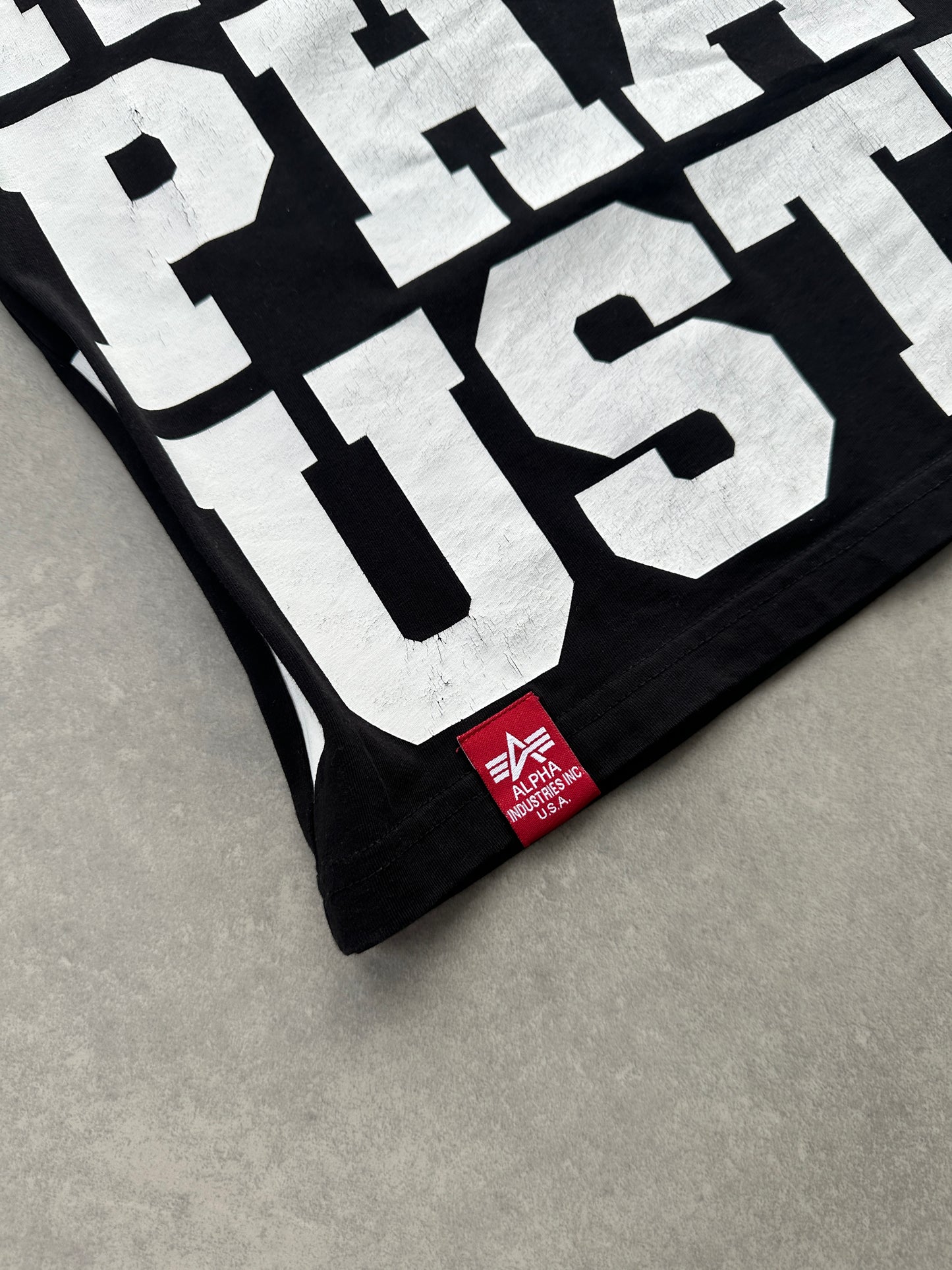Alpha Industries muška crna majica (L)